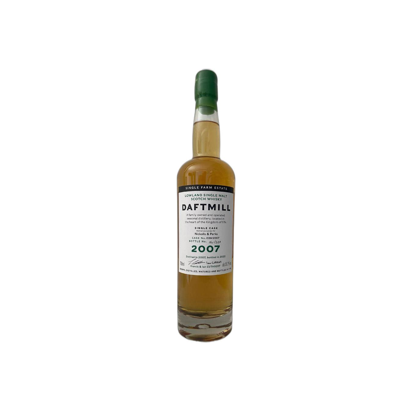Daftmill Single Cask 2007 15 Years Single Malt Whisky