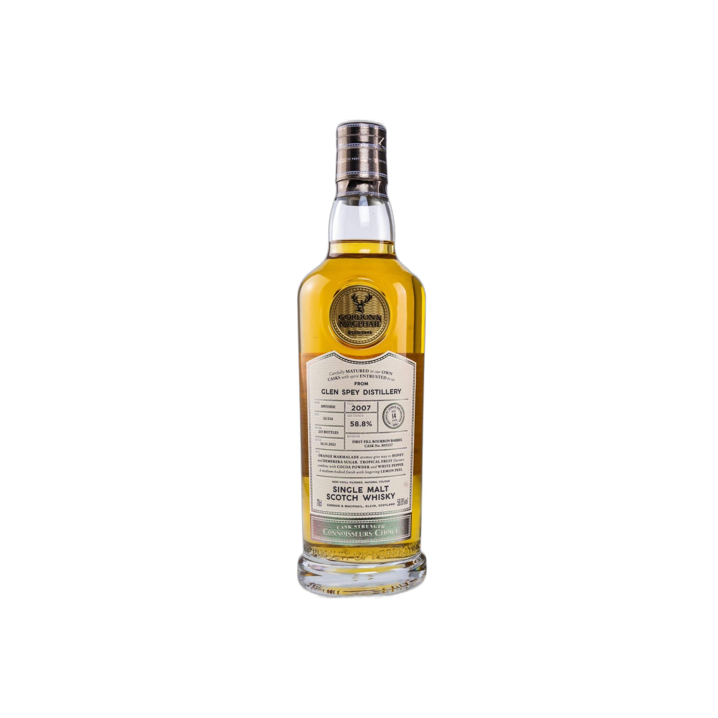 Glen Spey Connoisseurs Choice - Cask Strength 2007 14 Years Single Malt Whisky