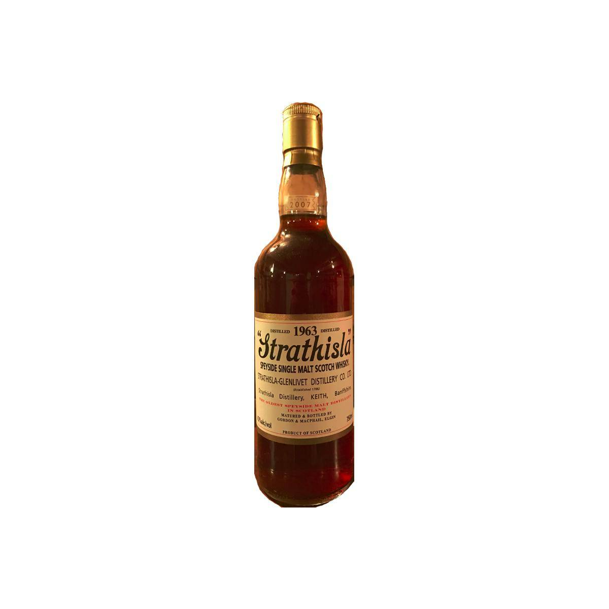 Strathisla Licensed Bottling 1963 44 Years Single Malt Whisky