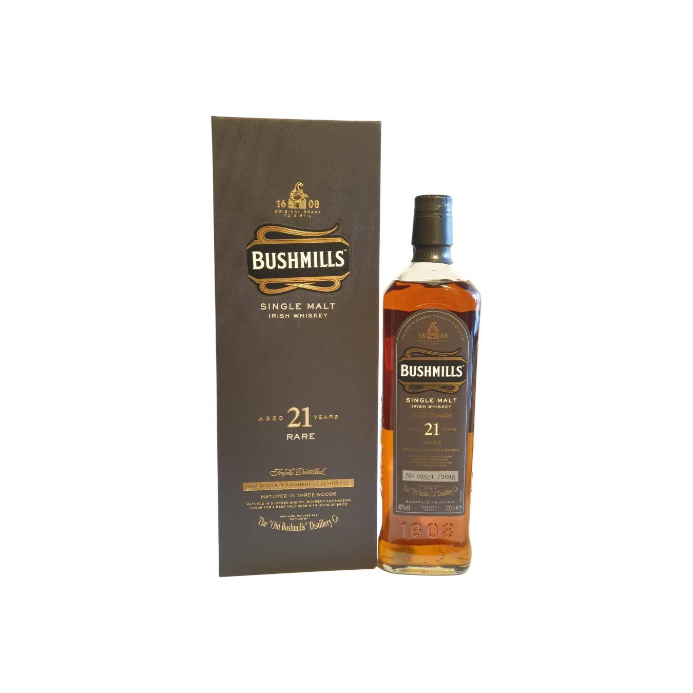 Bushmills 21 Years Single Malt Whisky 3