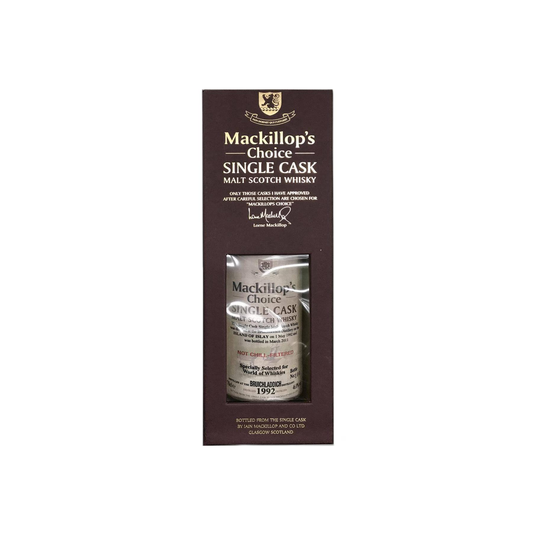 Bruichladdich Single Cask 1992 18 Years Single Malt Whisky 2