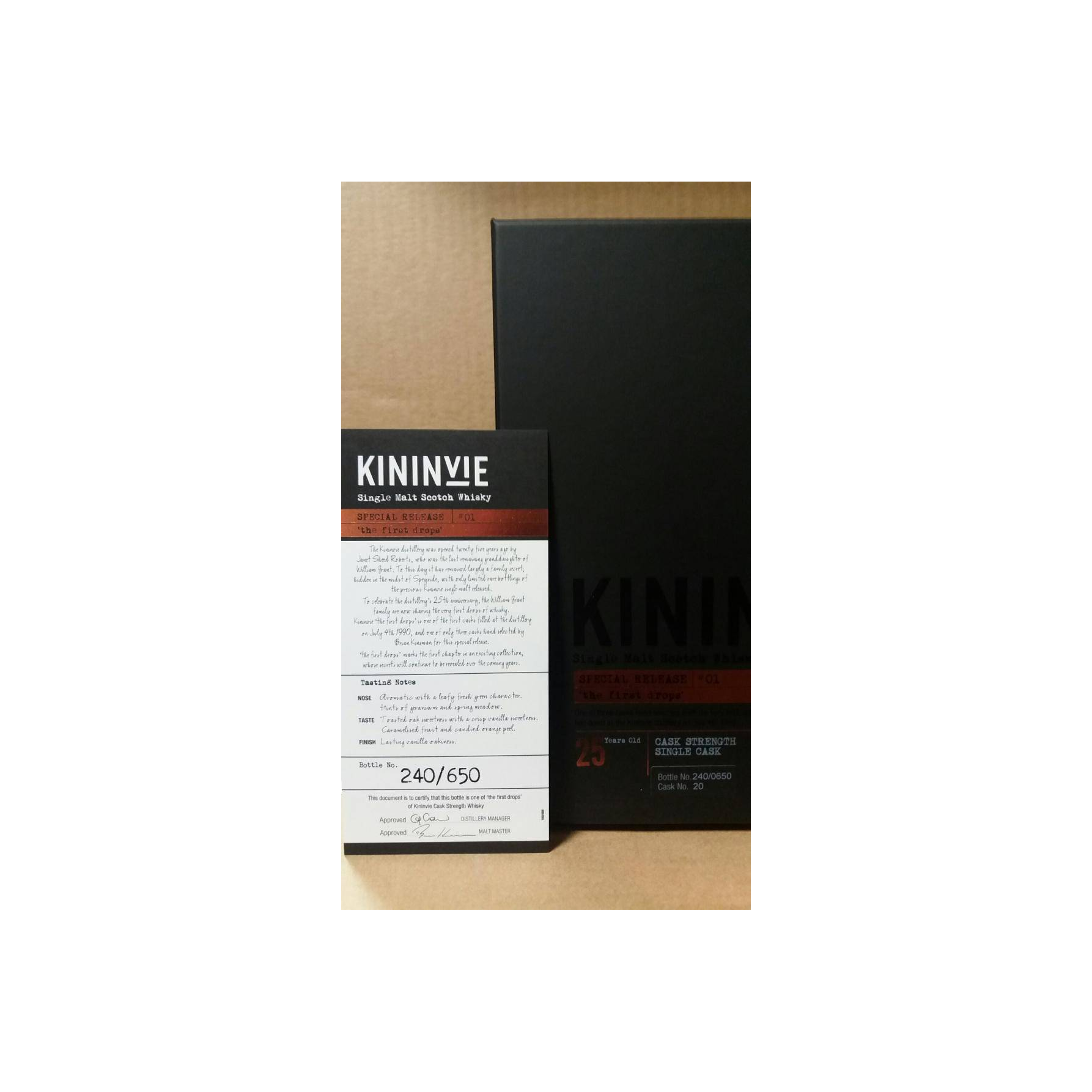 Kininvie 1990 25 Years Single Malt Whisky 3
