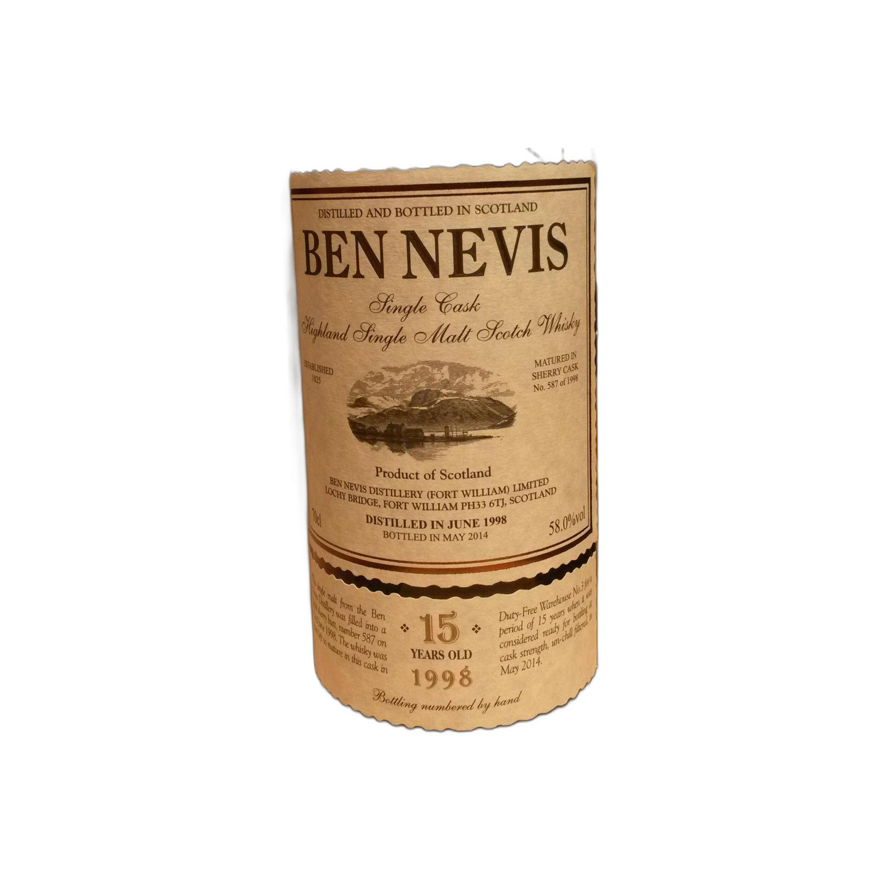 Ben Nevis Single Cask 1998 15 Years Single Malt Whisky 3