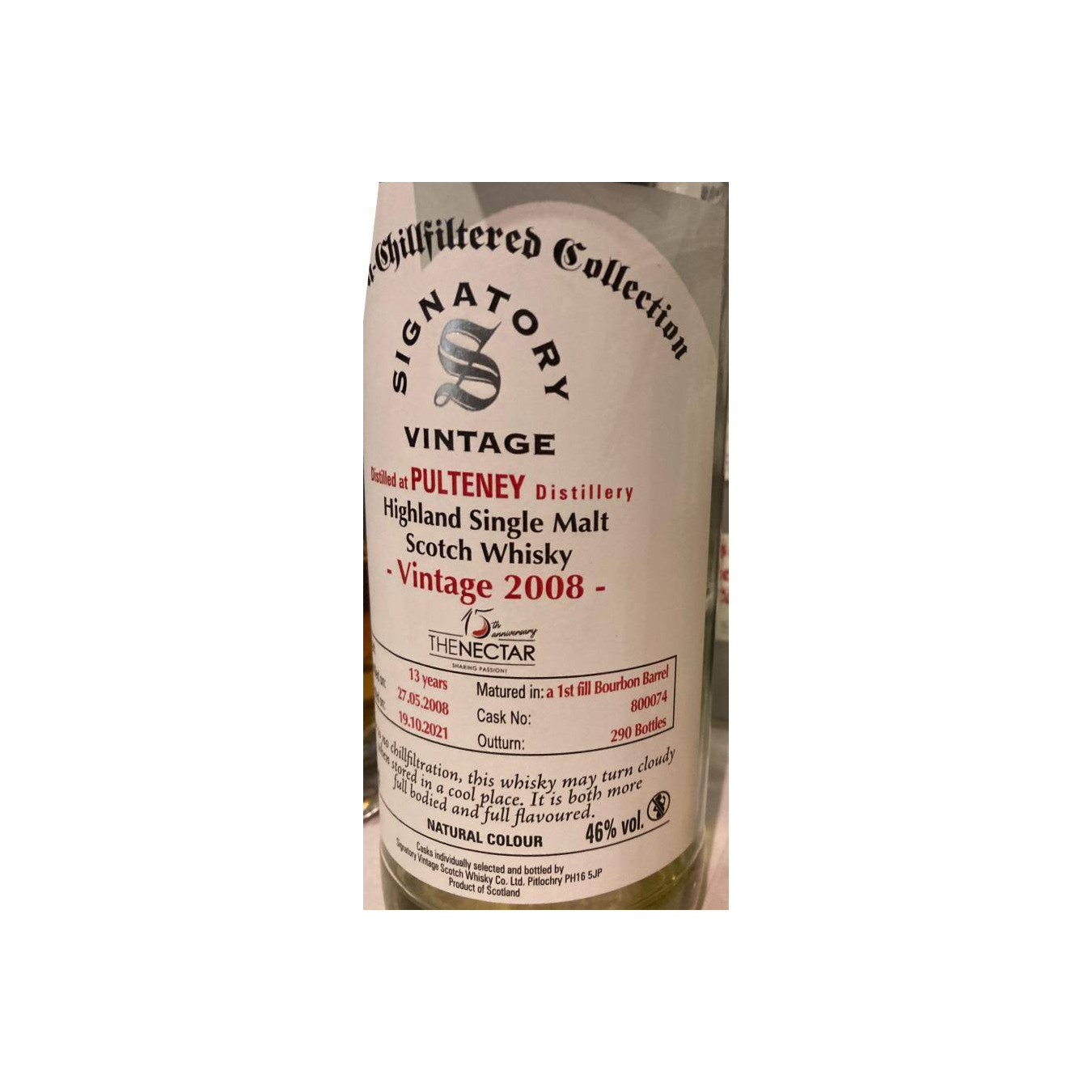 Old Pulteney The Un-Chillfiltered Collection 2008 13 Years Single Malt Whisky