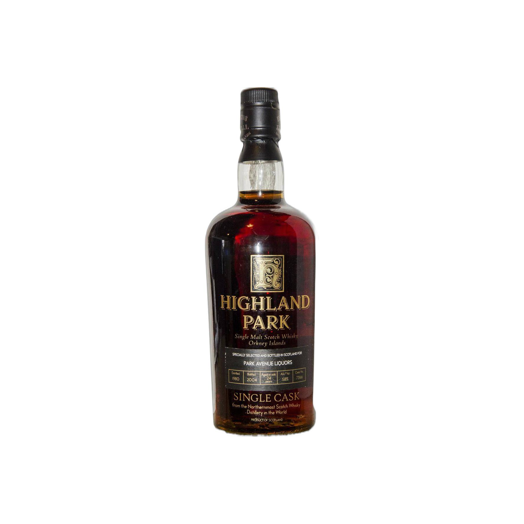Highland Park Single Cask 1980 24 Years Single Malt Whisky