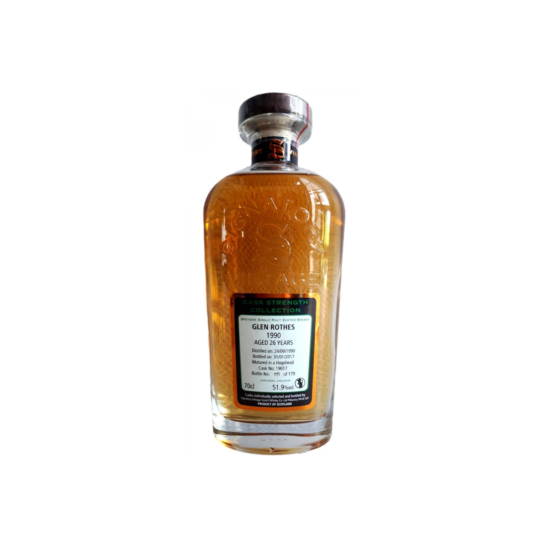 The Glenrothes Cask Strength Collection 1990 26 Years Single Malt Whisky