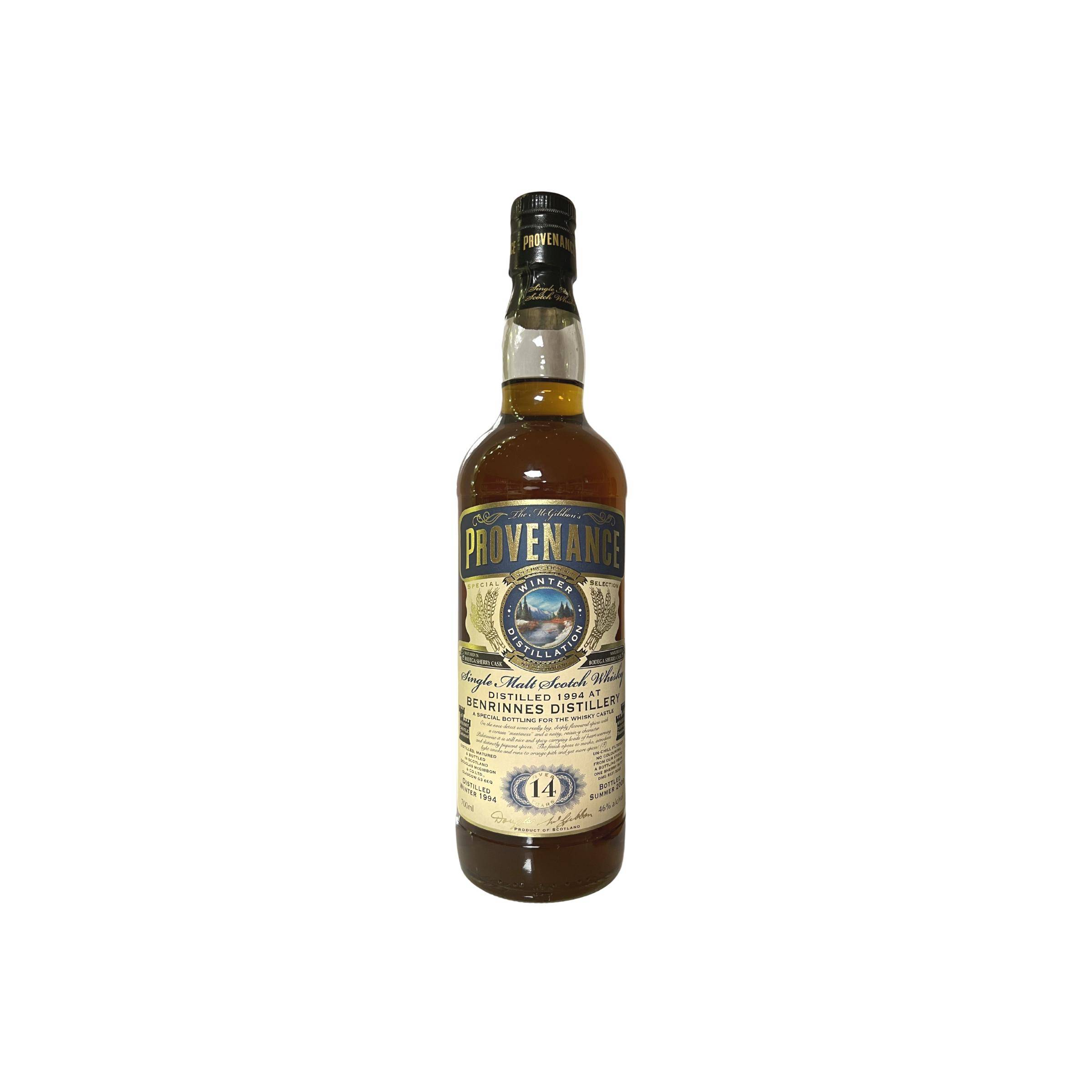 Benrinnes McGibbon's Provenance 1994 14 Years Single Malt Whisky