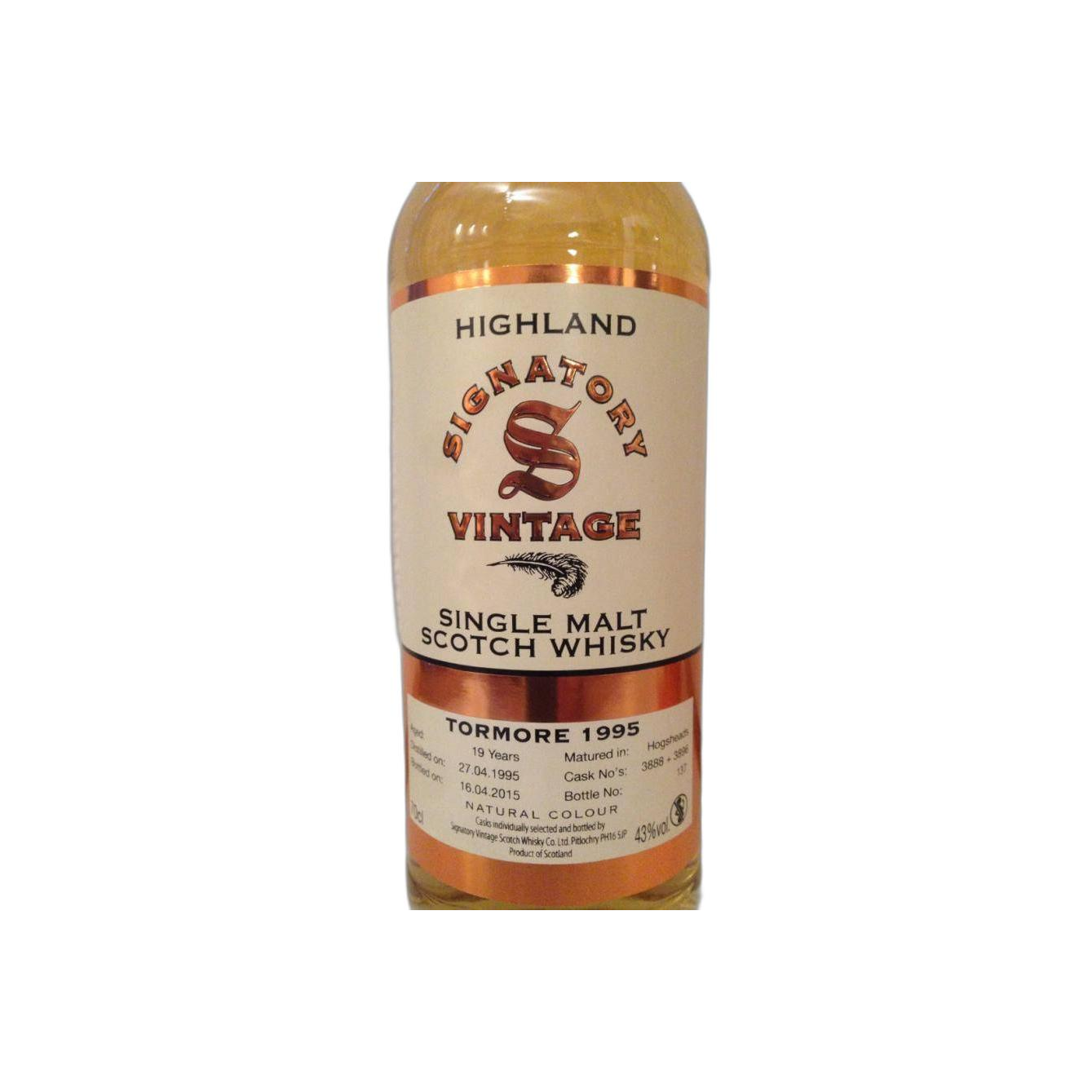 Tormore Vintage Collection 1995 19 Years Single Malt Whisky 3