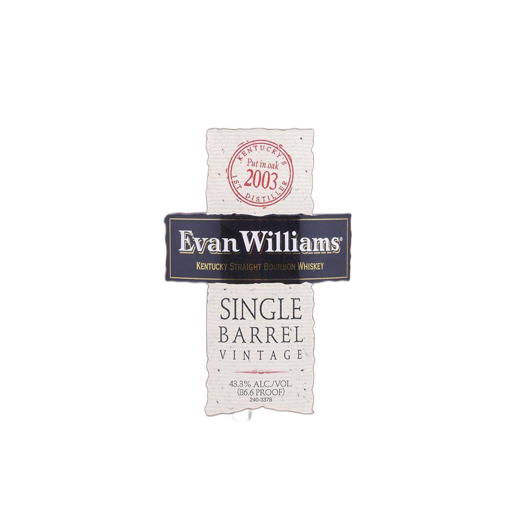 Evan Williams Single Cask 2003 10 Years Bourbon Whisky 3