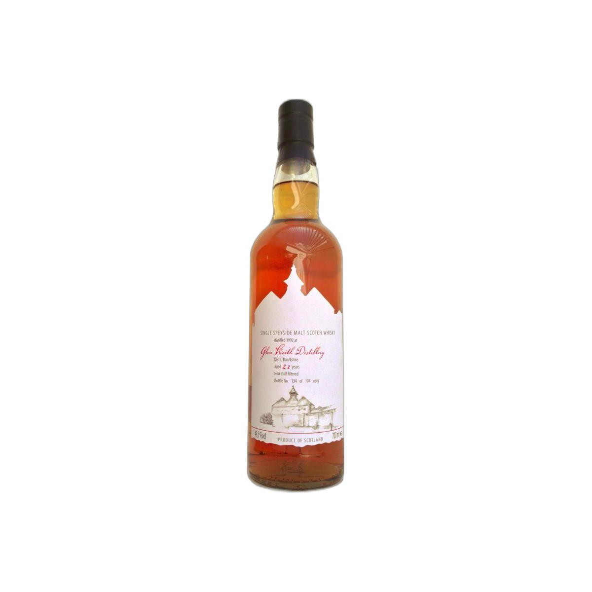Glen Keith 1992 21 Years Single Malt Whisky