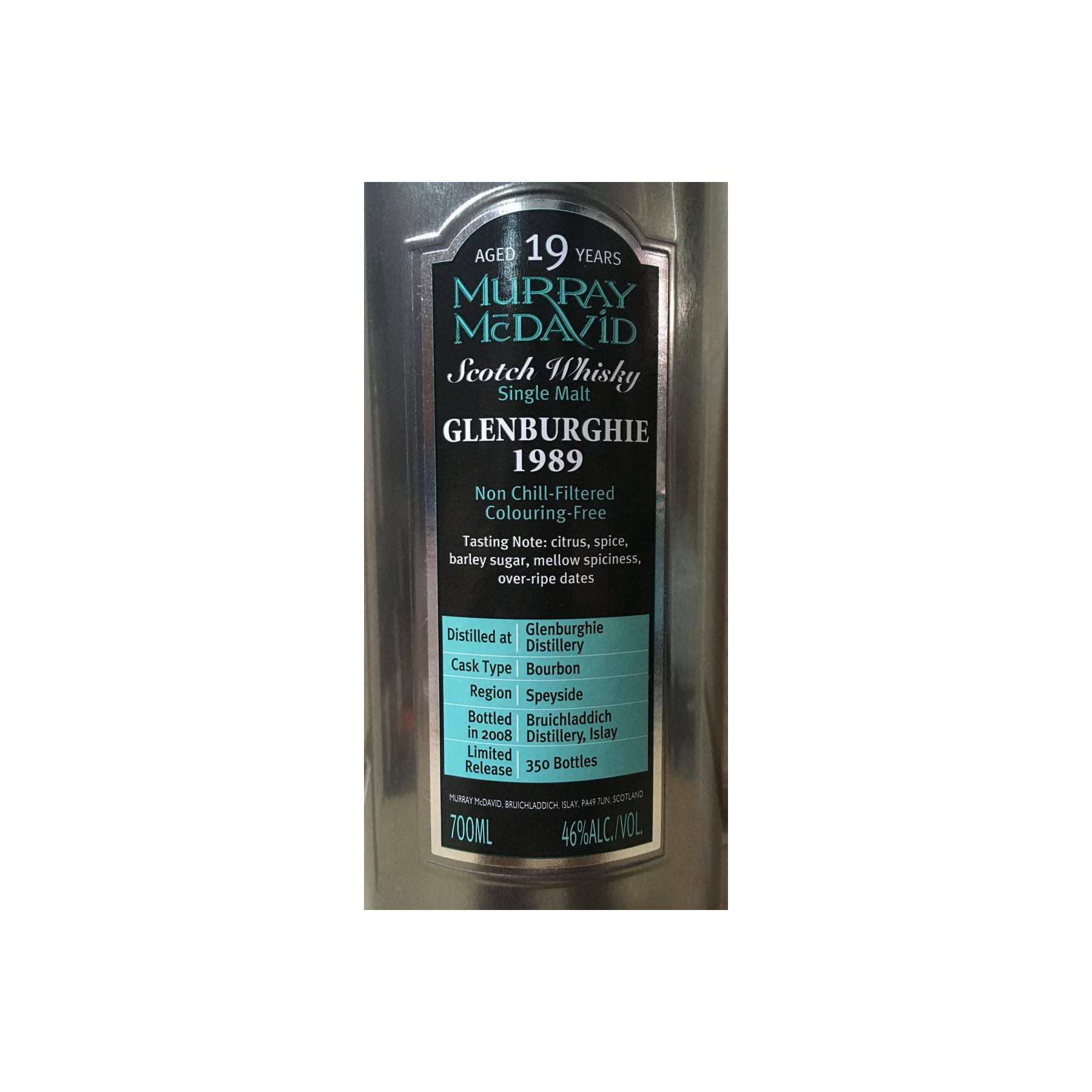 Glenburgie 1989 19 Years Single Malt Whisky 2