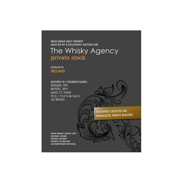 The Whisky Agency 1991 23 Years Single Malt Whisky 2