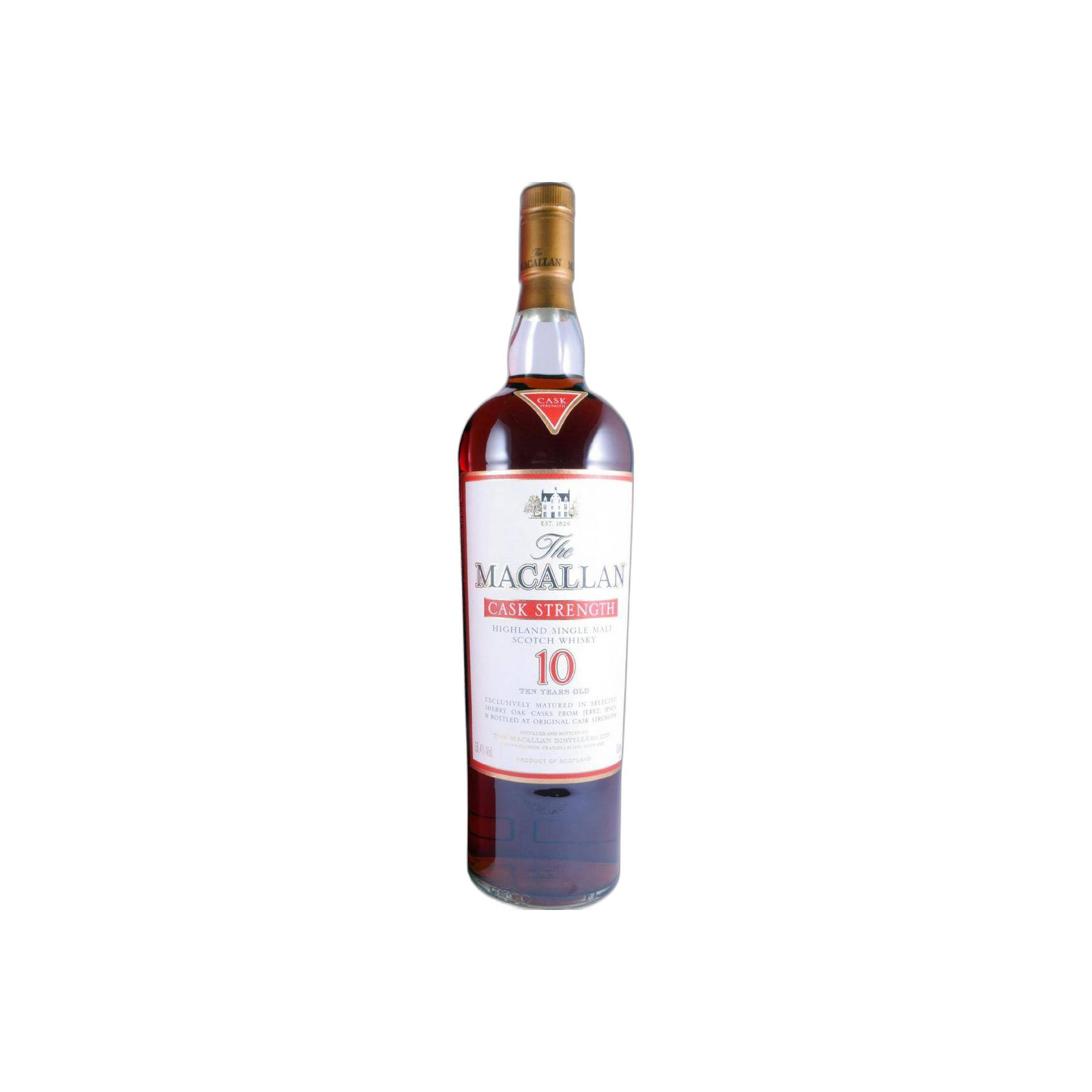 The Macallan Cask Strength Collection 10 Years Single Malt Whisky