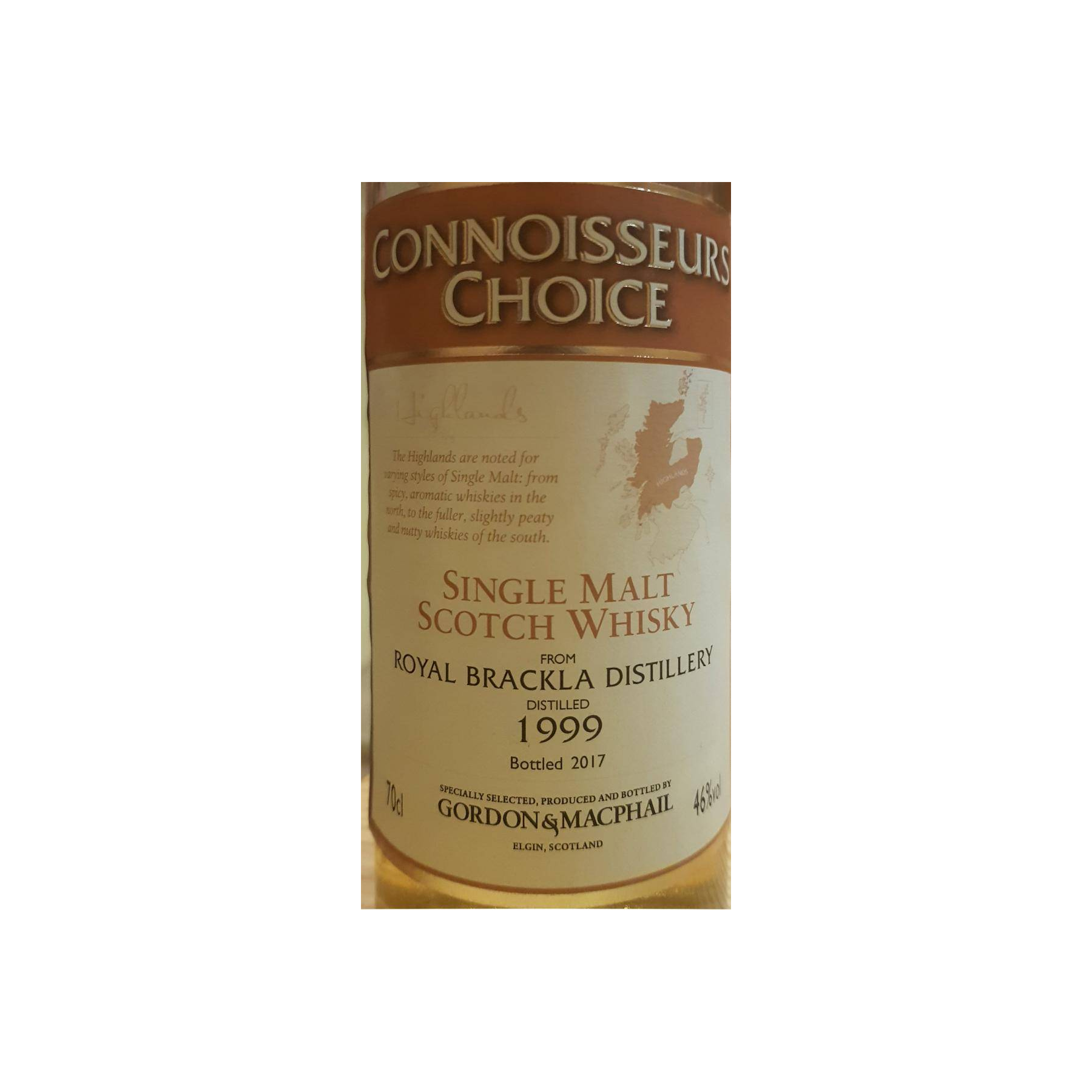 Royal Brackla Connoisseurs Choice 1999 18 Years Single Malt Whisky 3