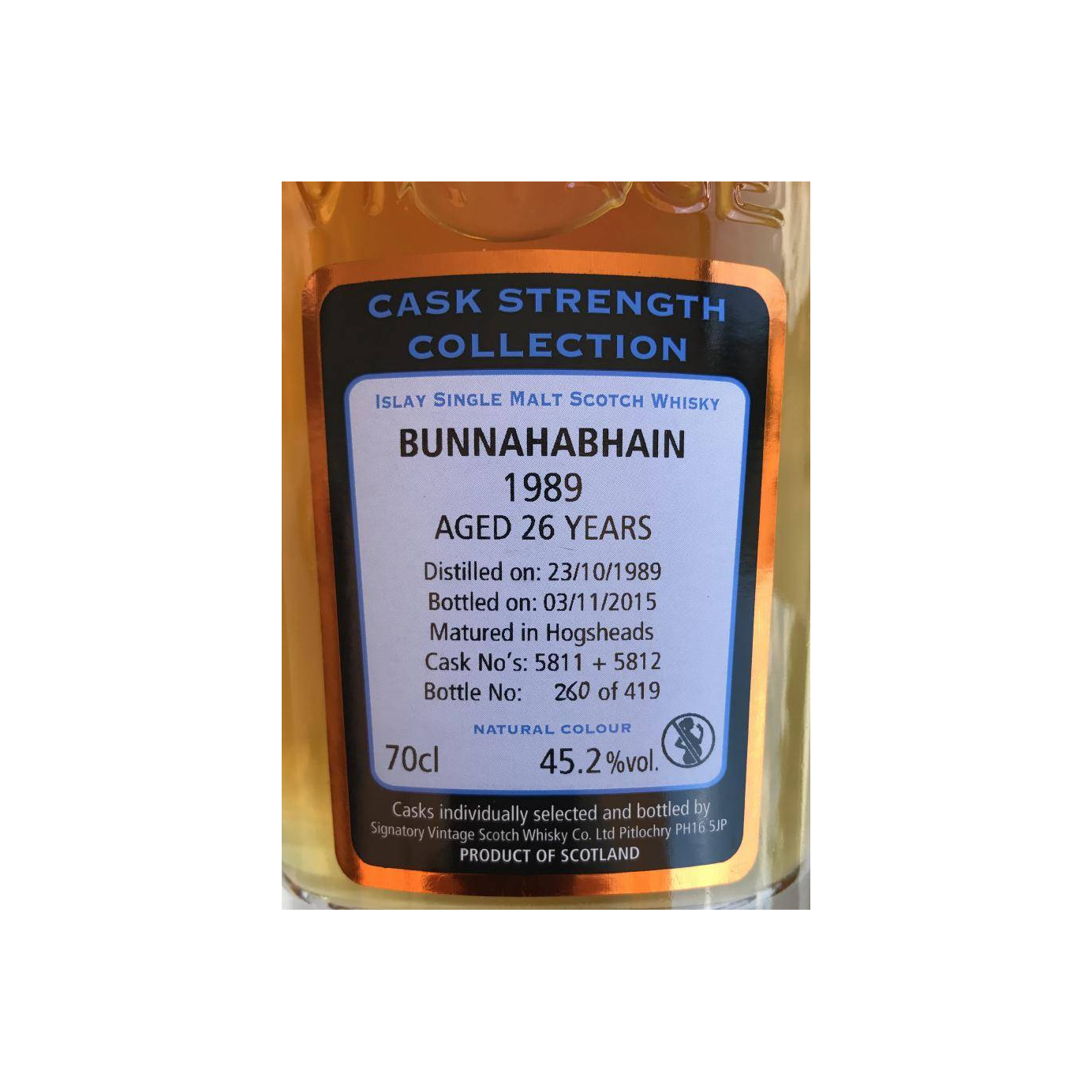 Bunnahabhain Cask Strength Collection 1989 26 Years Single Malt Whisky 2