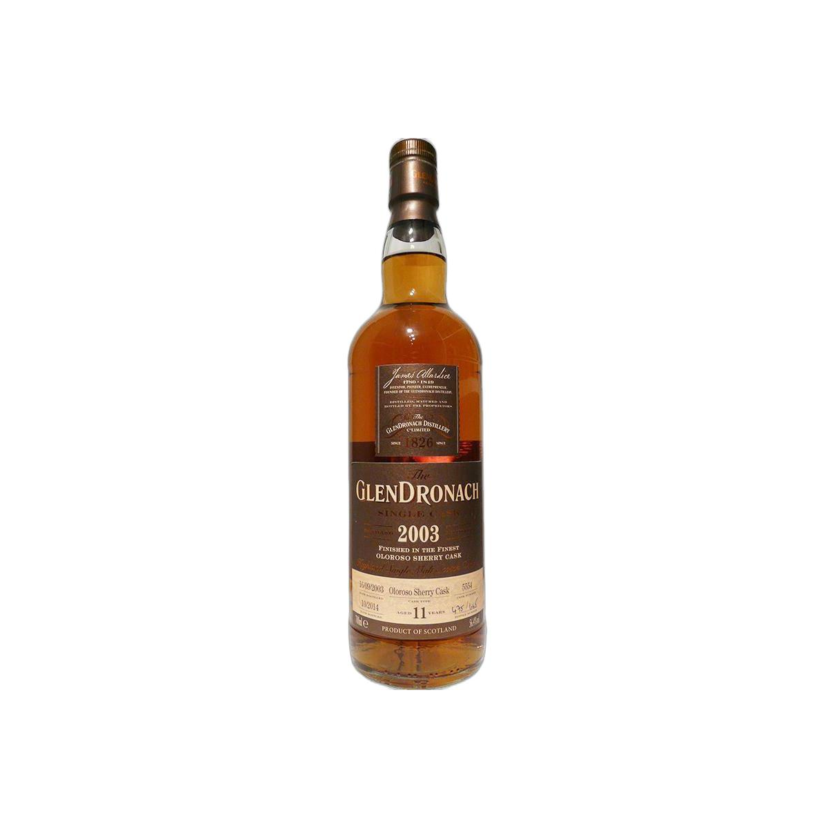 GlenDronach Single Cask 2003 11 Years Single Malt Whisky