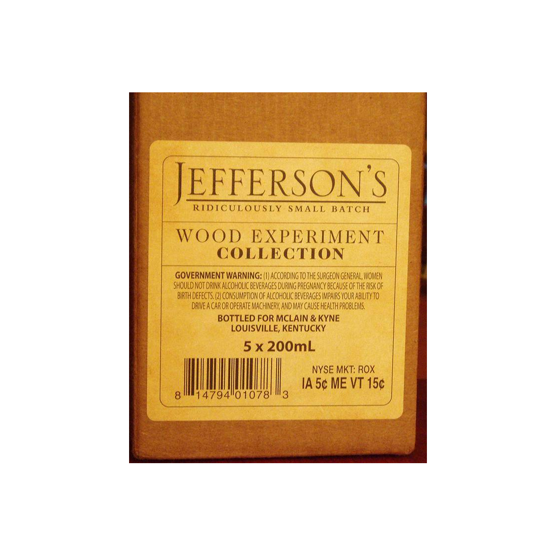 Jefferson's Bourbon Whisky 3