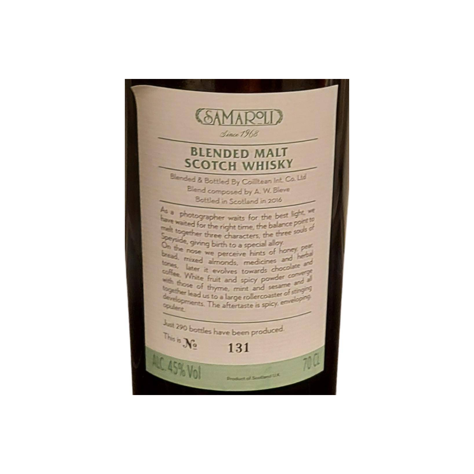 Samaroli 1995 21 Years Blended Malt Whisky 3