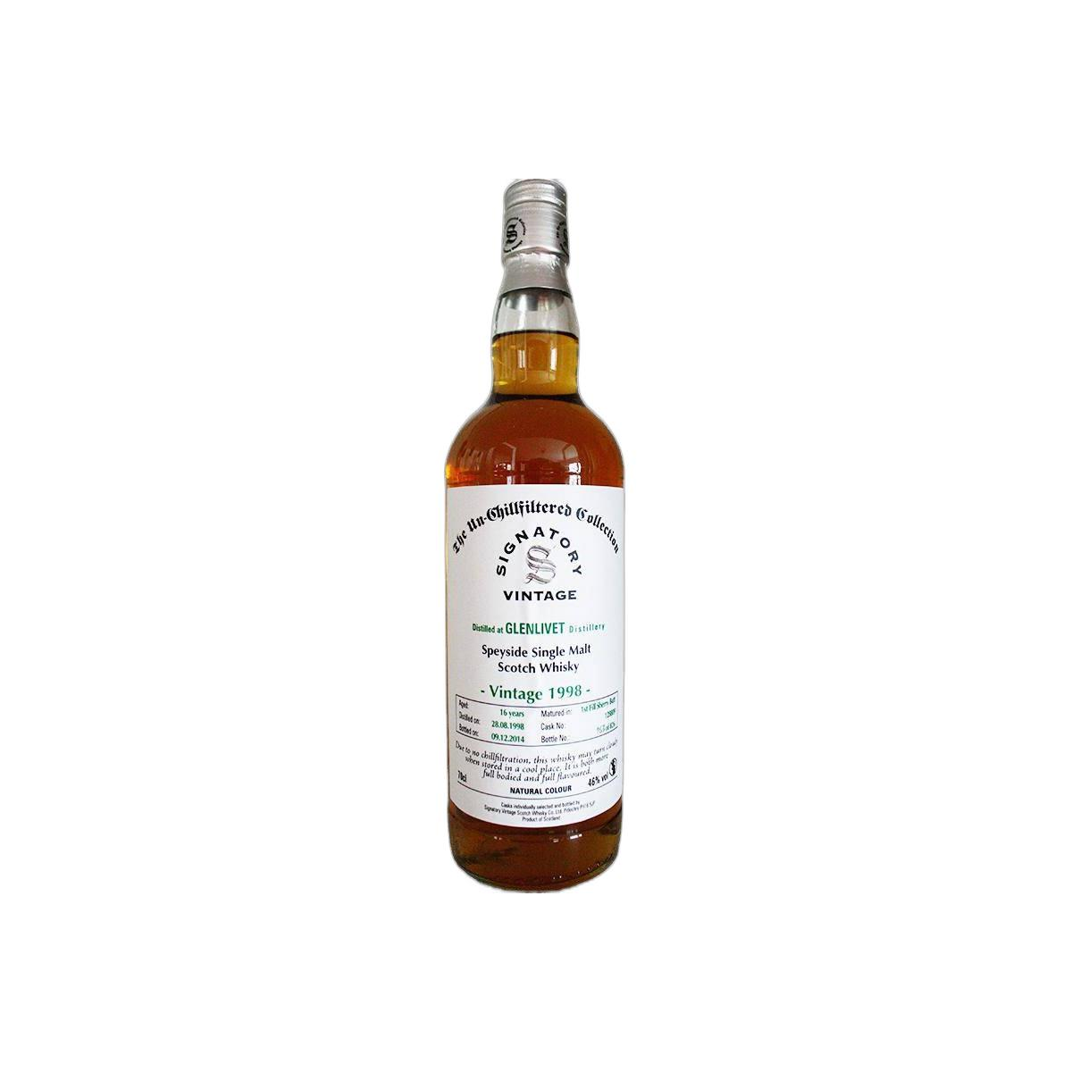 The Glenlivet The Un-Chillfiltered Collection 1998 16 Years Single Malt Whisky