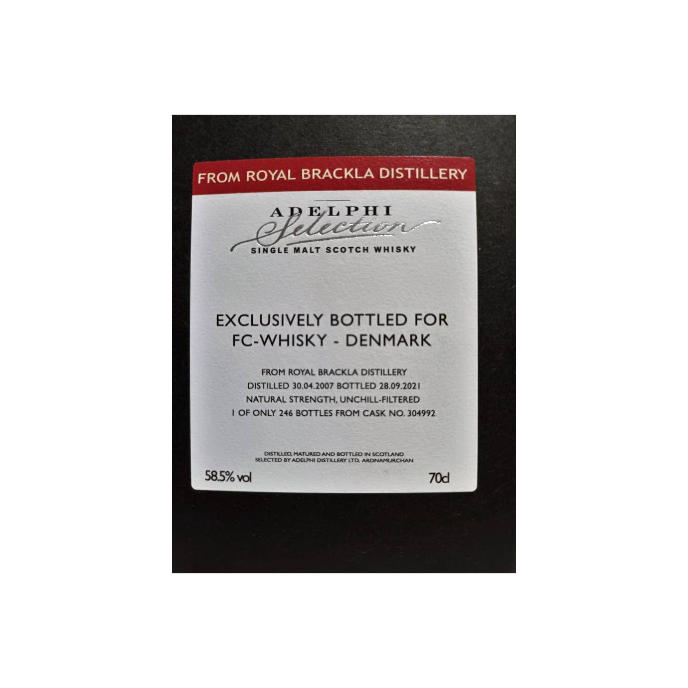 Royal Brackla Limited Edition 2007 14 Years Single Malt Whisky 2