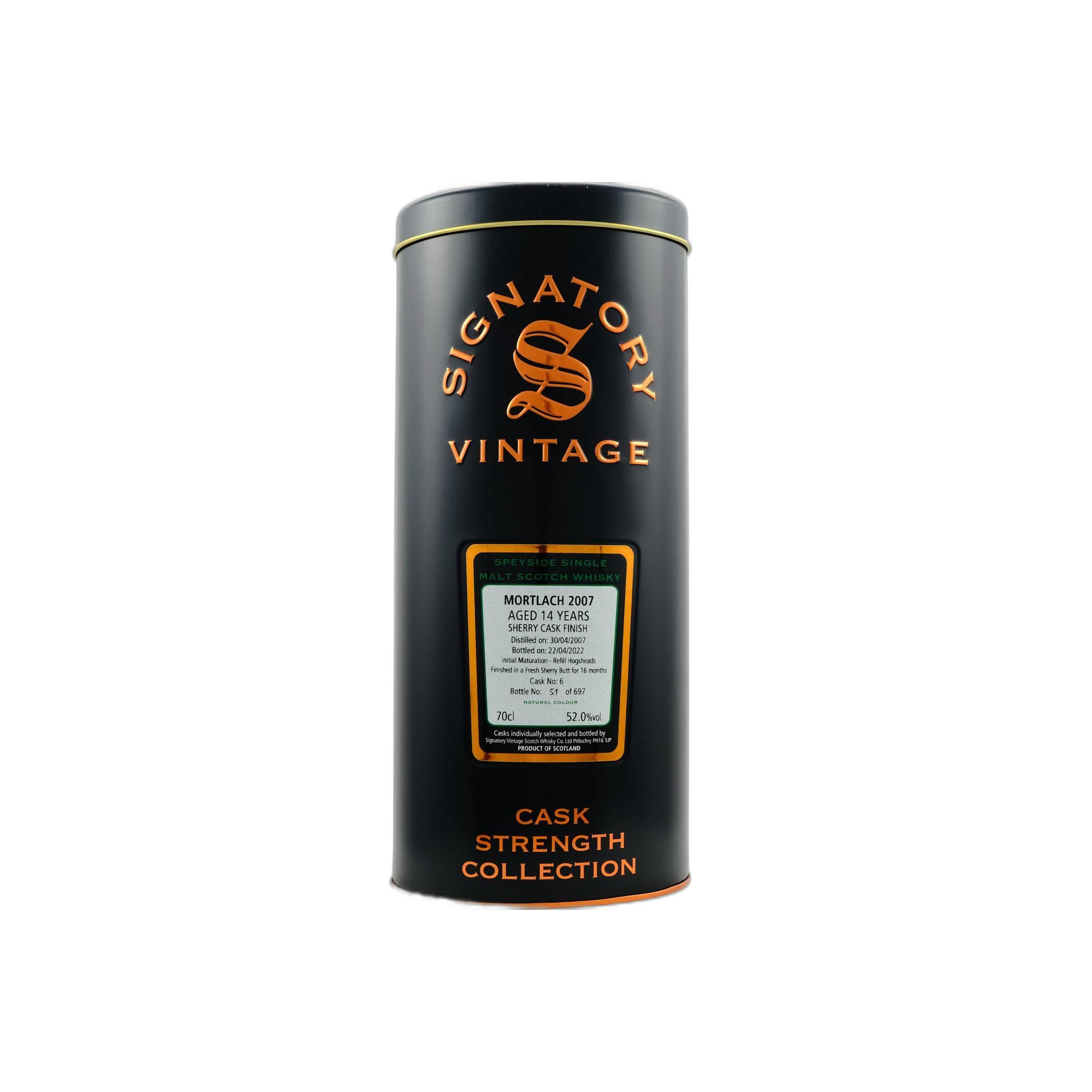 Mortlach Cask Strength Collection 2007 14 Years Single Malt Whisky 3