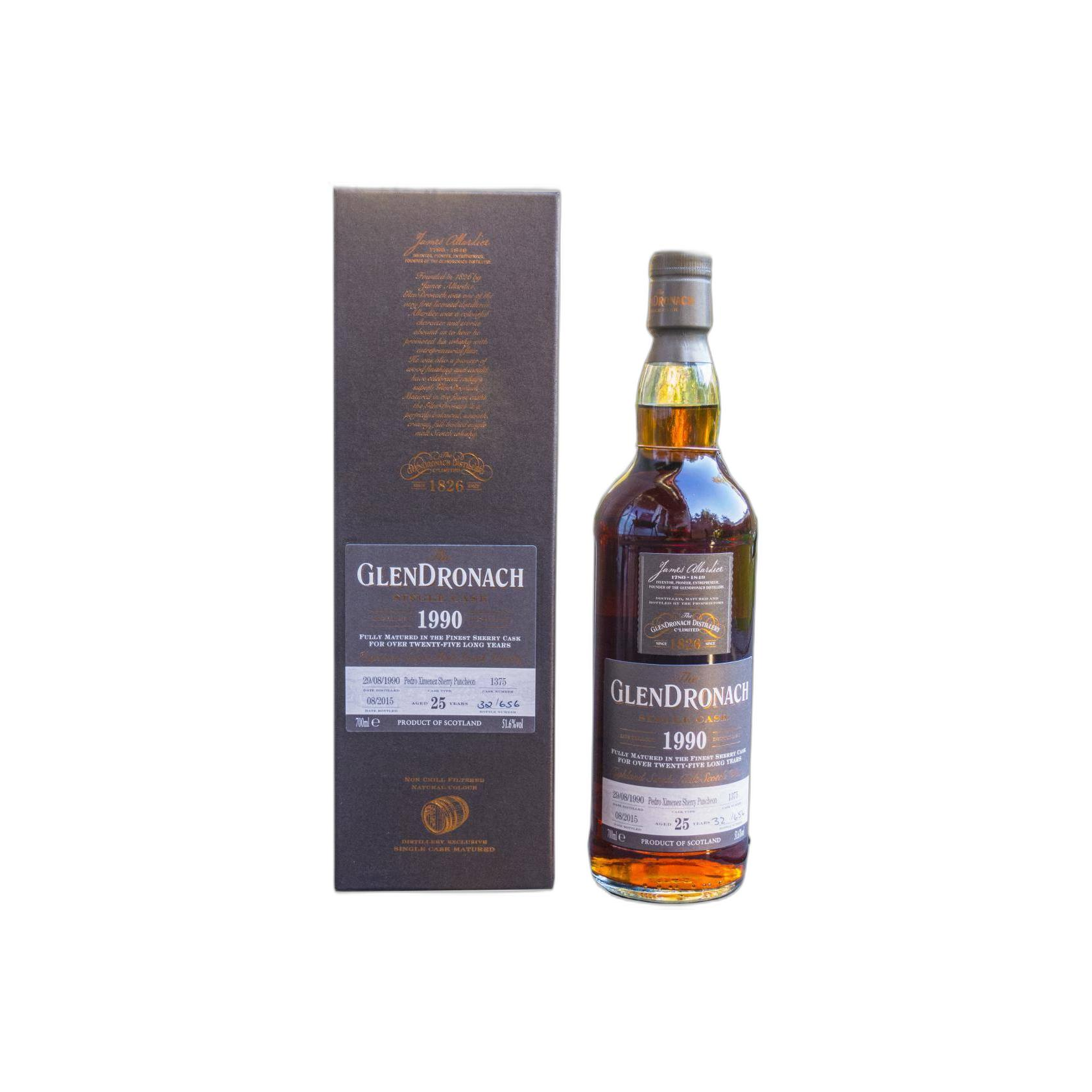 GlenDronach 1990 25 Years Single Malt Whisky 2