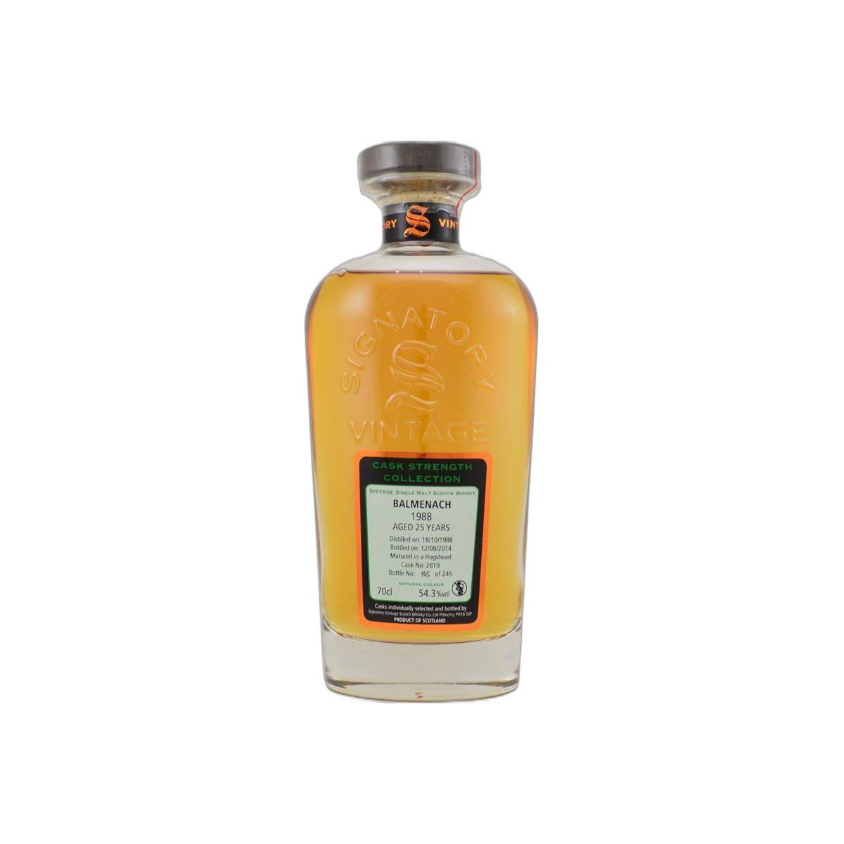 Balmenach Cask Strength Collection 1988 25 Years Single Malt Whisky