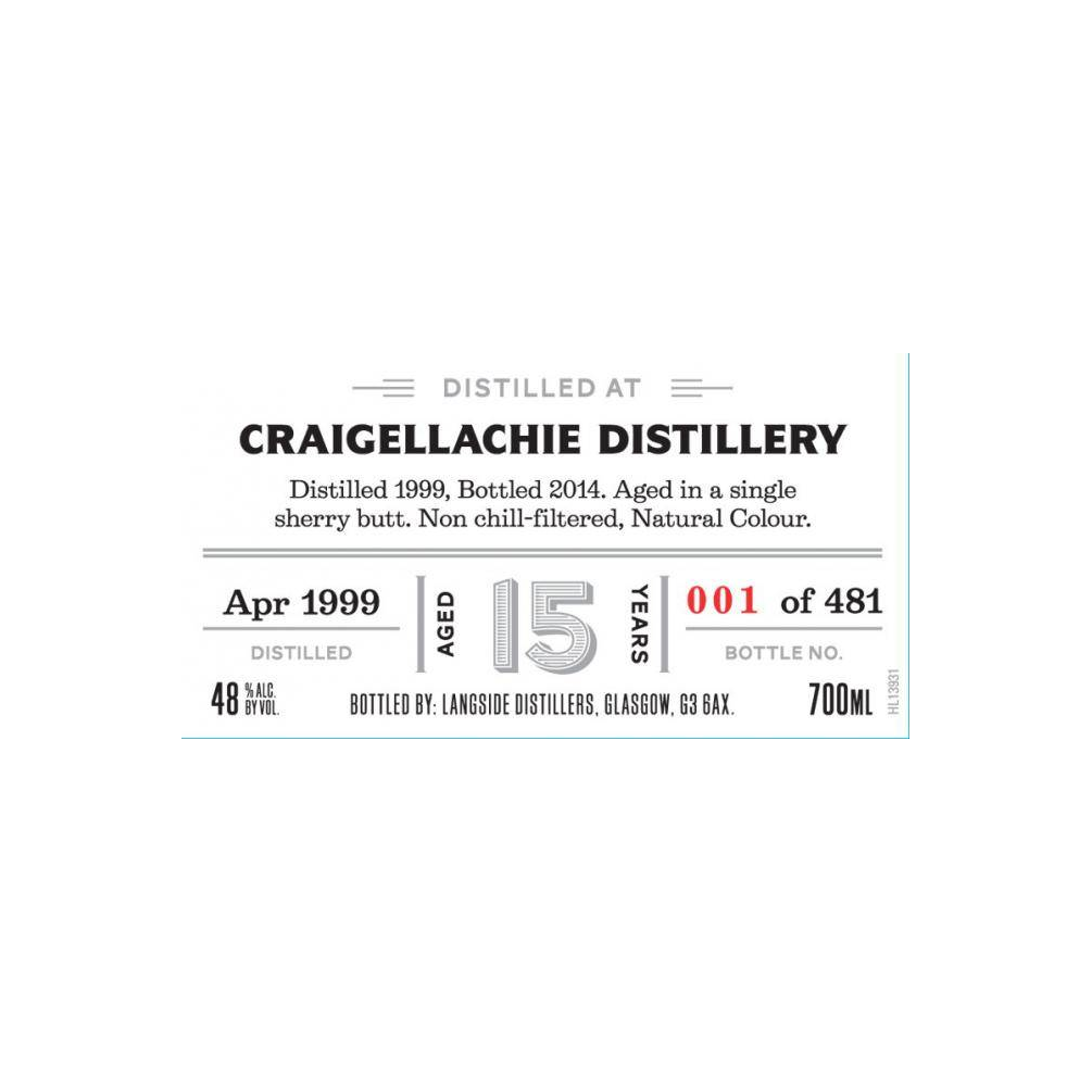 Craigellachie 1999 15 Years Single Malt Whisky 2