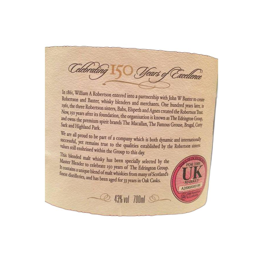 The Edrington Blend 33-year-old 3