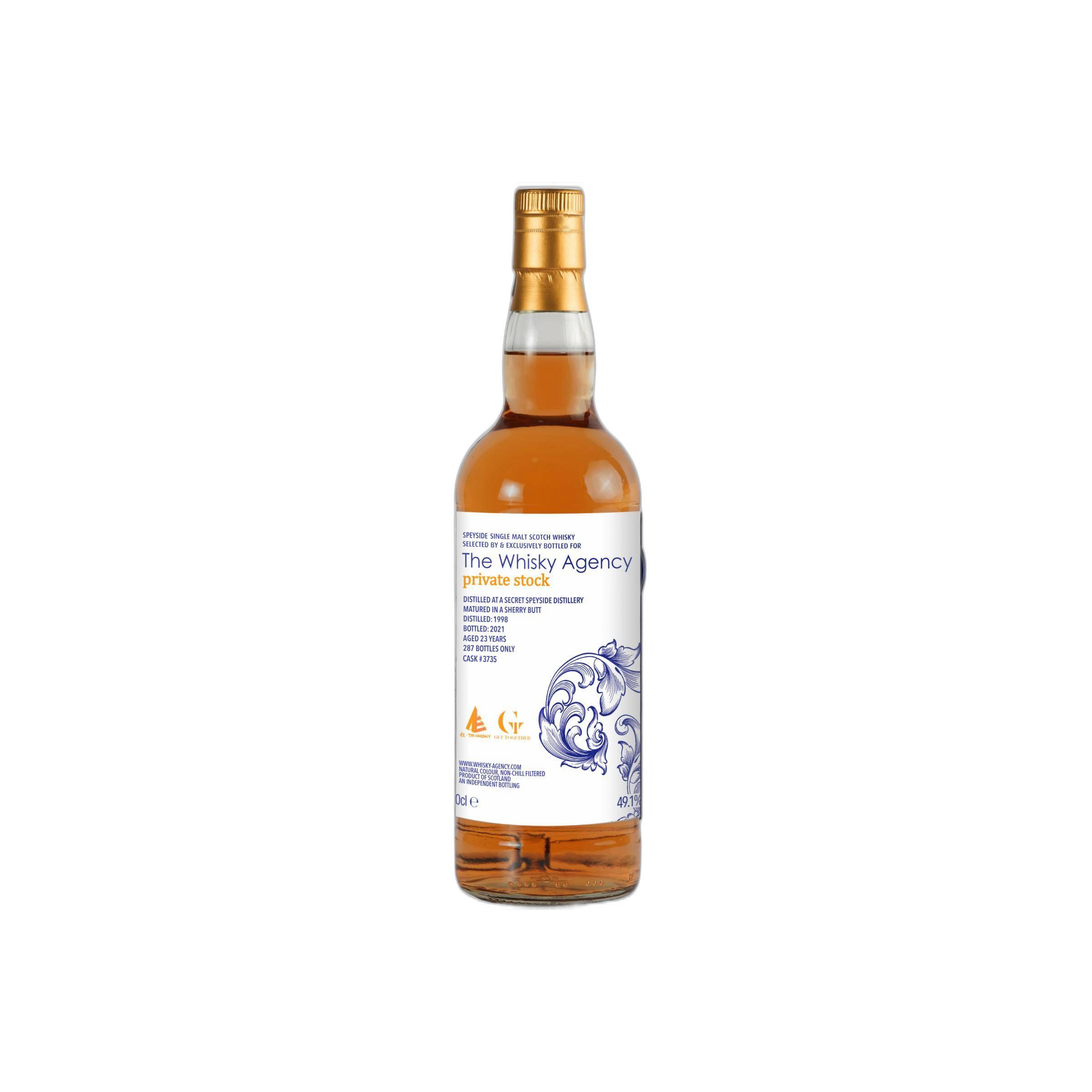 The Whisky Agency 1998 23 Years Single Malt Whisky