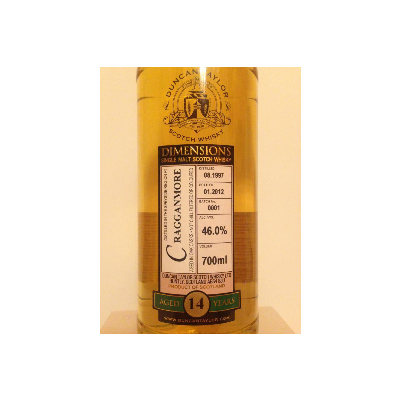 Cragganmore Dimensions 1997 14 Years Single Malt Whisky 3