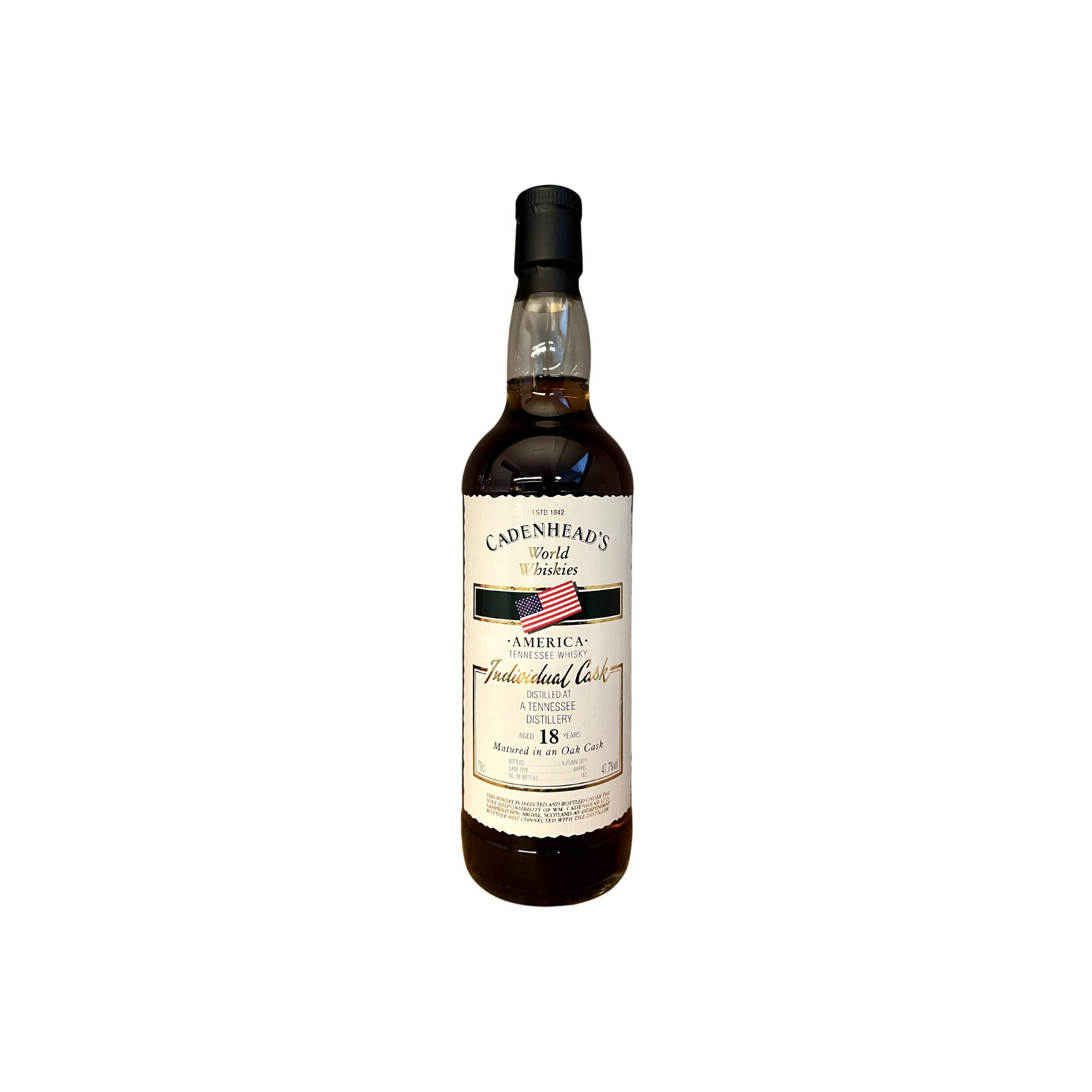 Cadenhead 18 Years Bourbon Whisky