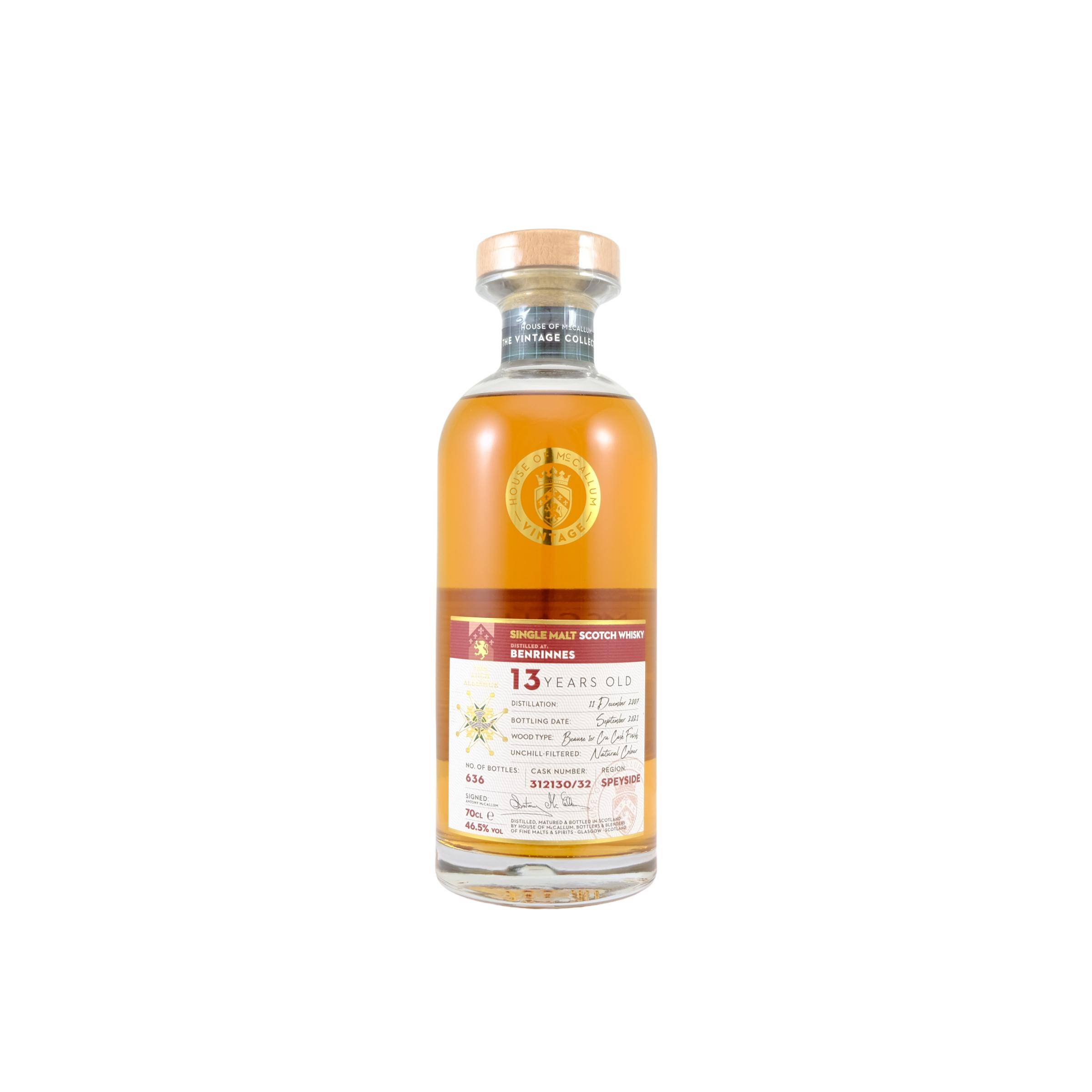 Benrinnes 2007 13 Years Single Malt Whisky