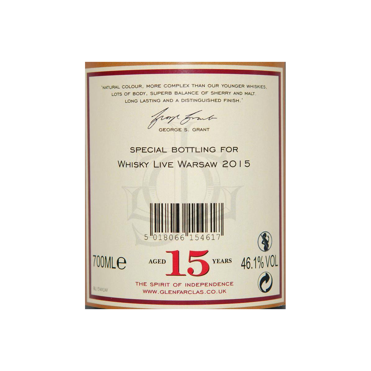 Glenfarclas 15 Years Single Malt Whisky 3