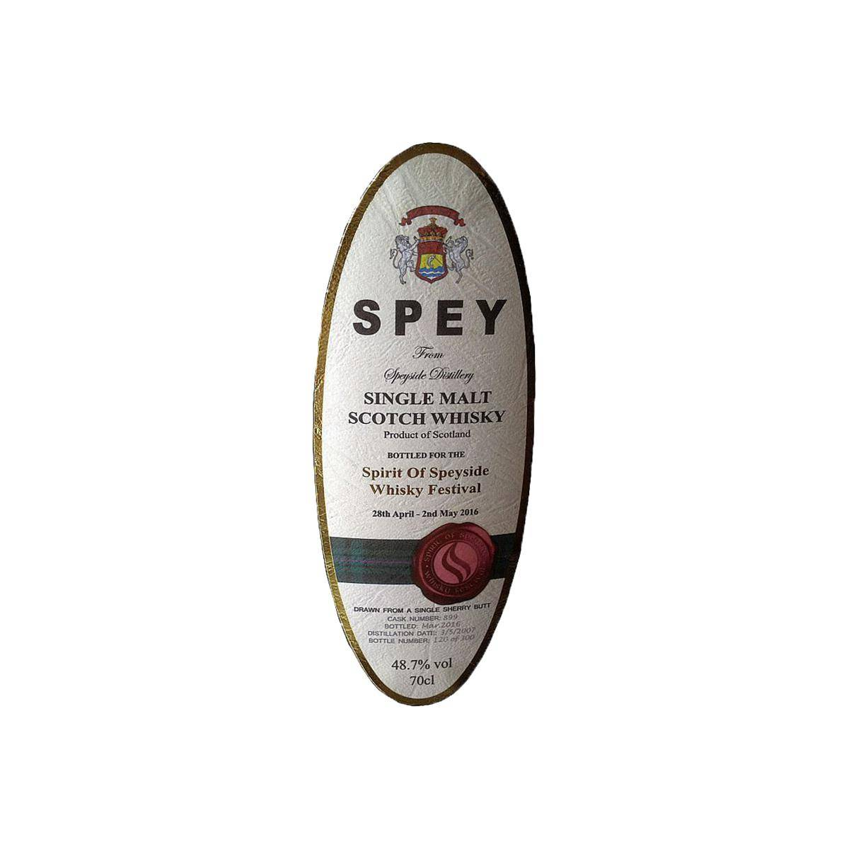 The Speyside Limited Edition 2007 8 Years Single Malt Whisky 2