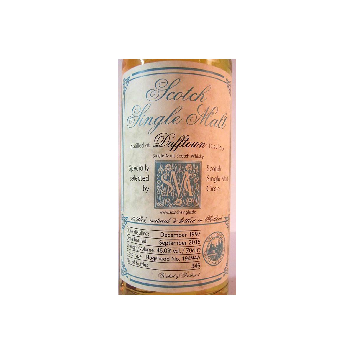 Dufftown 1997 17 Years Single Malt Whisky