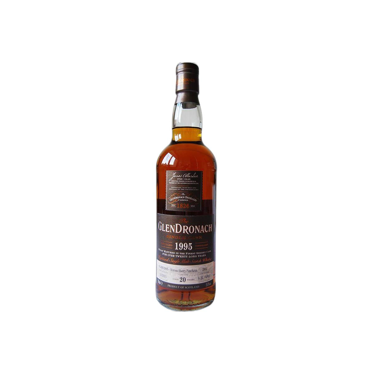 GlenDronach Single Cask 1995 20 Years Single Malt Whisky