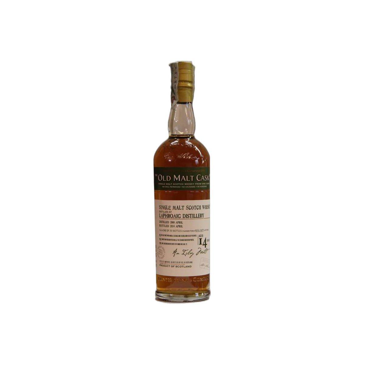Laphroaig Old Malt Cask 2000 14 Years Single Malt Whisky 2