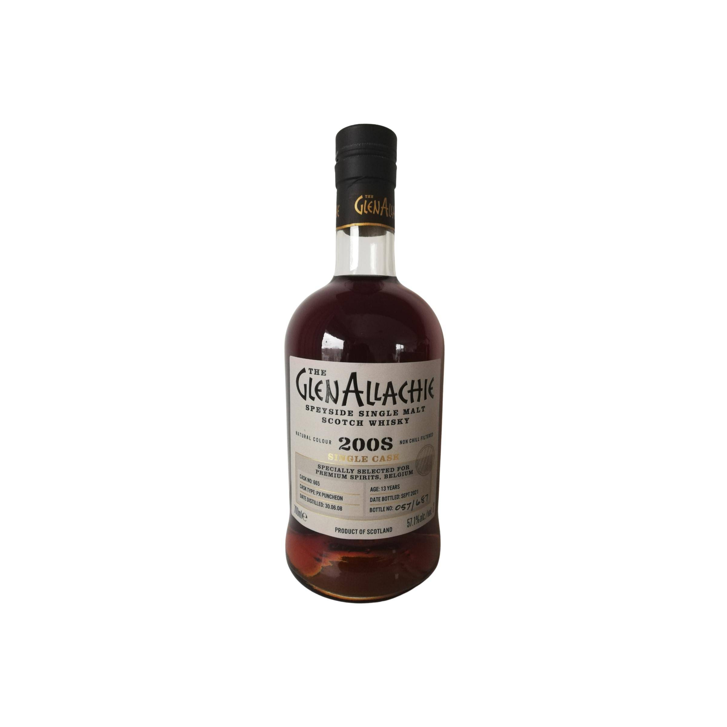 The GlenAllachie Single Cask 2008 13 Years Single Malt Whisky