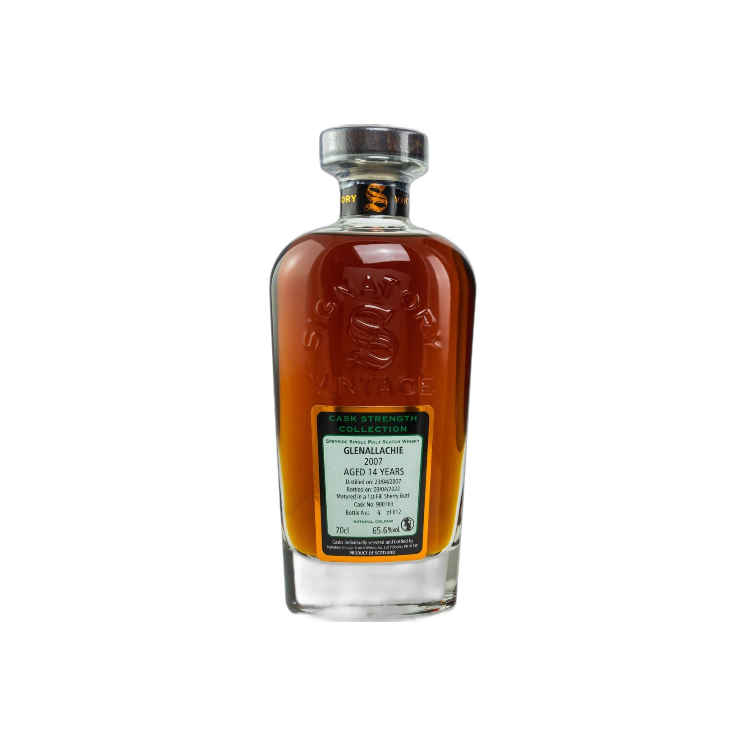 The GlenAllachie Cask Strength Collection 2007 14 Years Single Malt Whisky