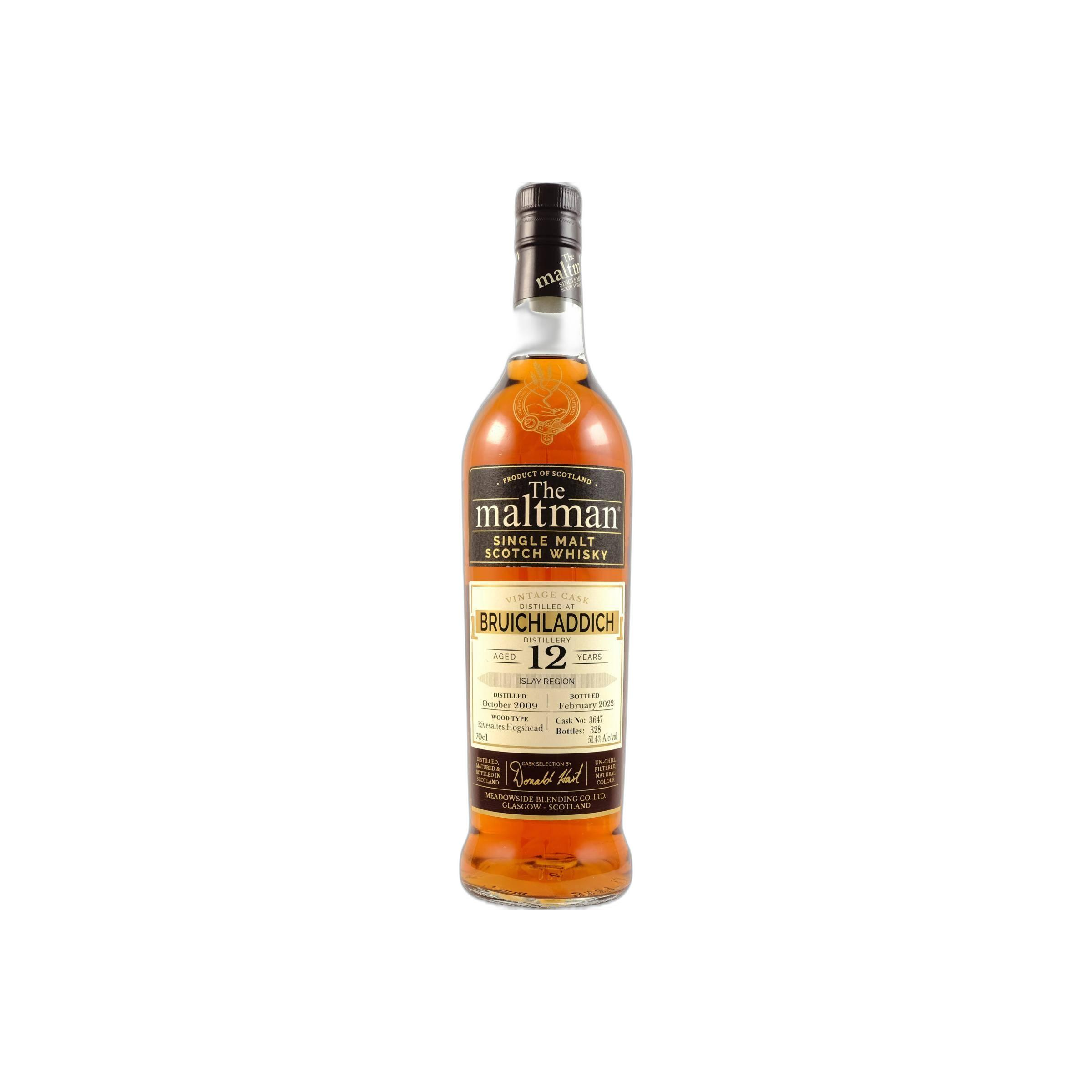 Bruichladdich 2009 12 Years Single Malt Whisky