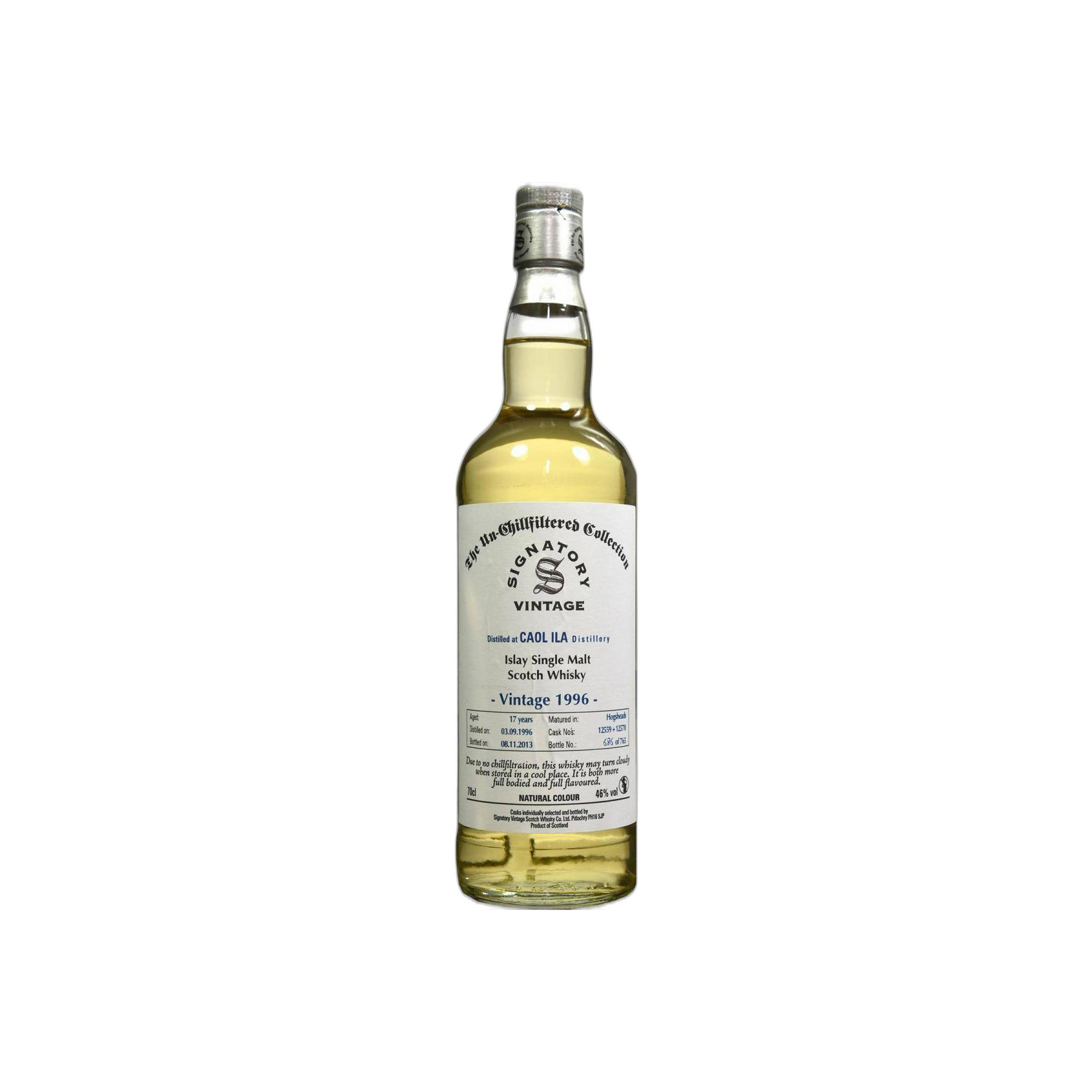 Caol Ila Vintage Collection 1996 17 Years Single Malt Whisky