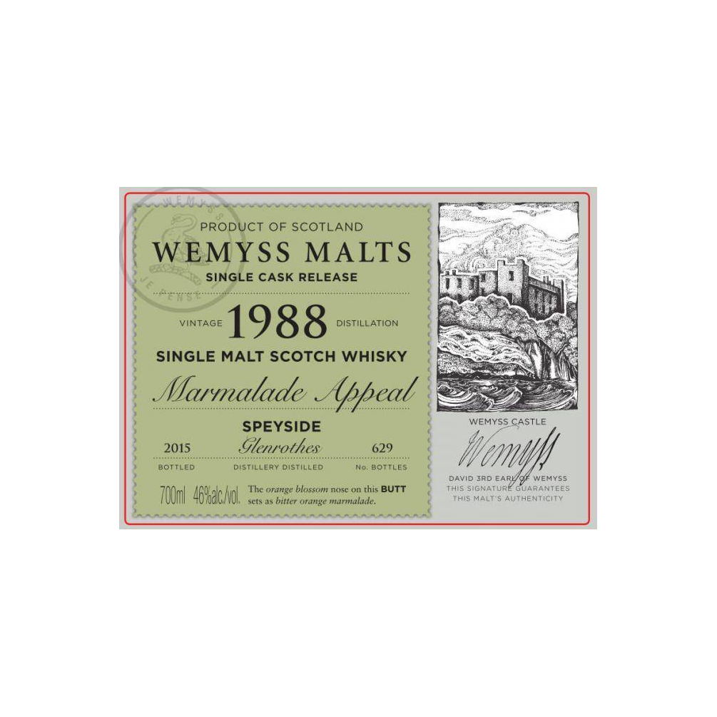 The Glenrothes 1988 27 Years Single Malt Whisky 2