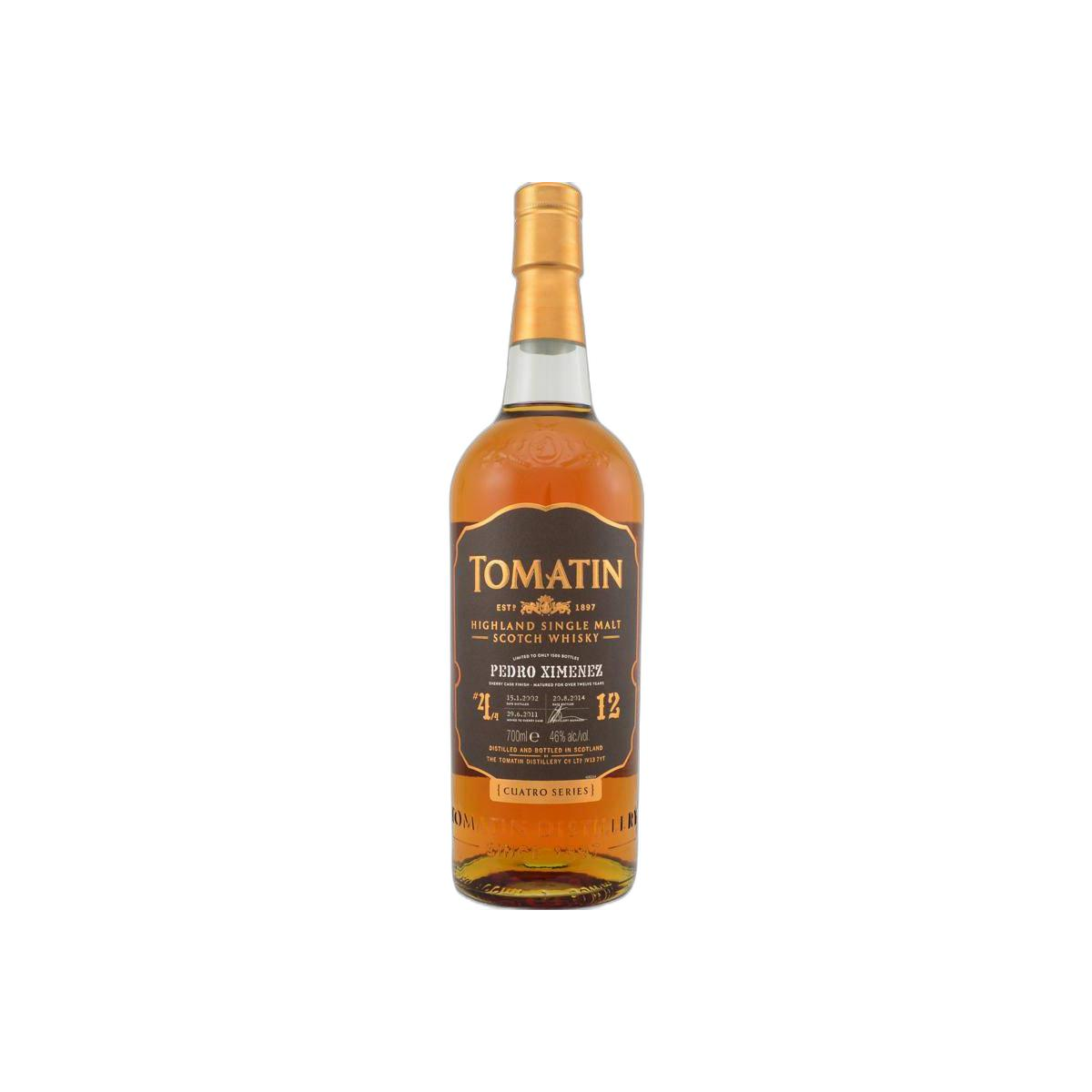 Tomatin 2002 12 Years Single Malt Whisky