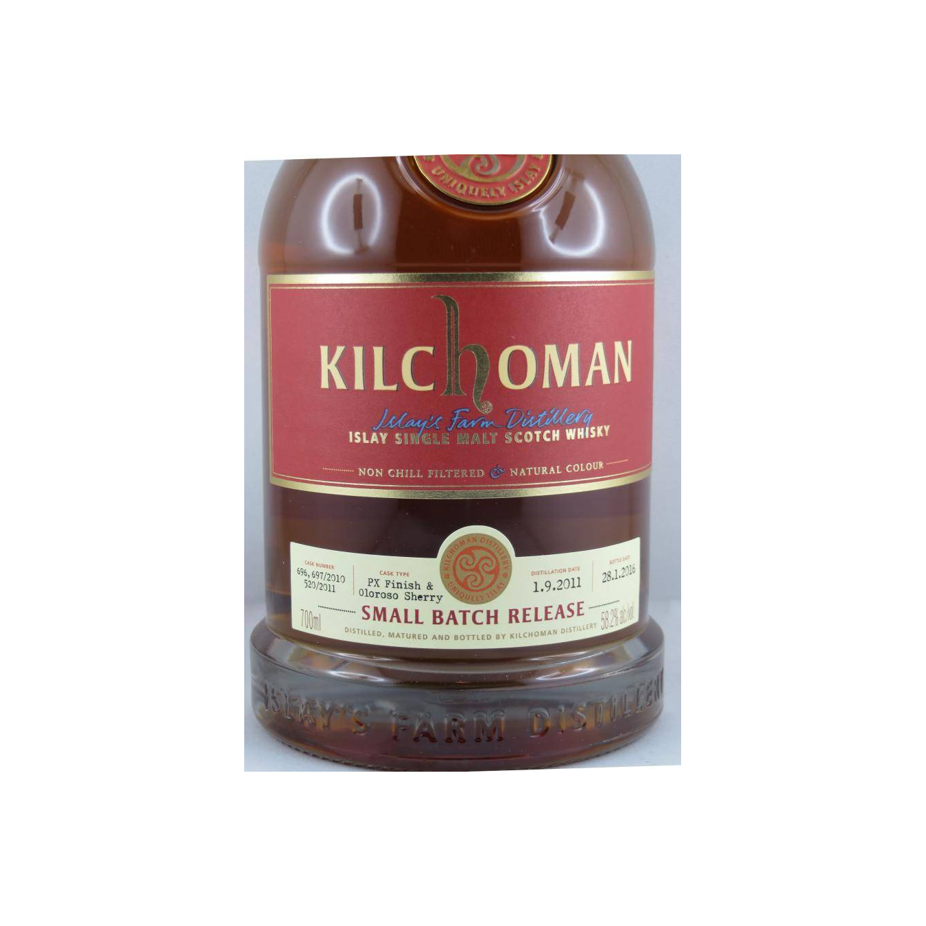 Kilchoman 2011 4 Years Single Malt Whisky 3