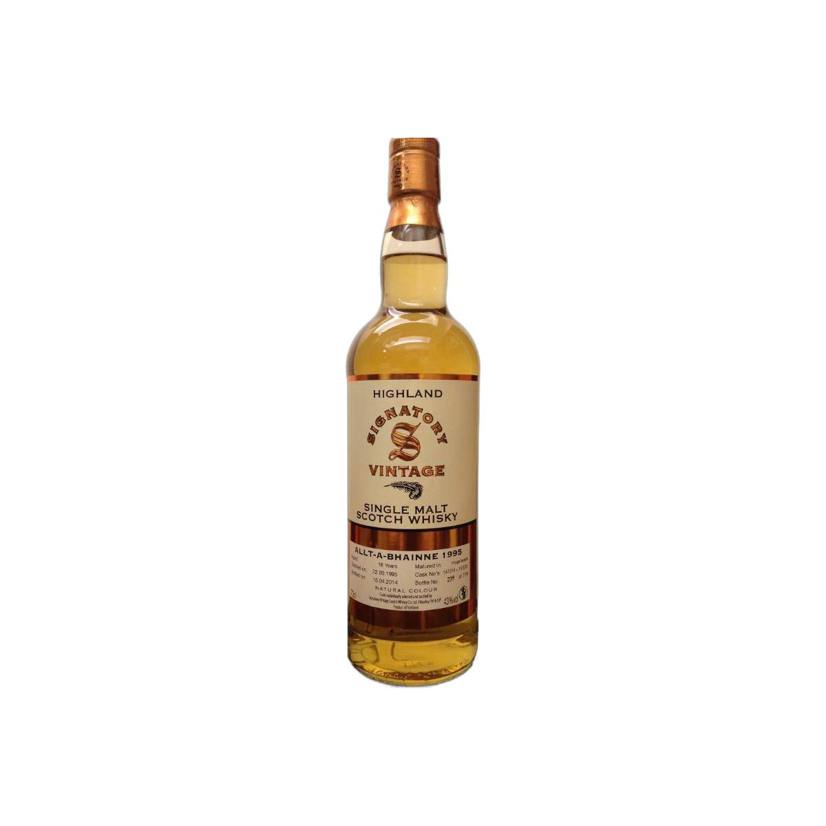 Allt-A-Bhainne Vintage Collection 1995 18 Years Single Malt Whisky