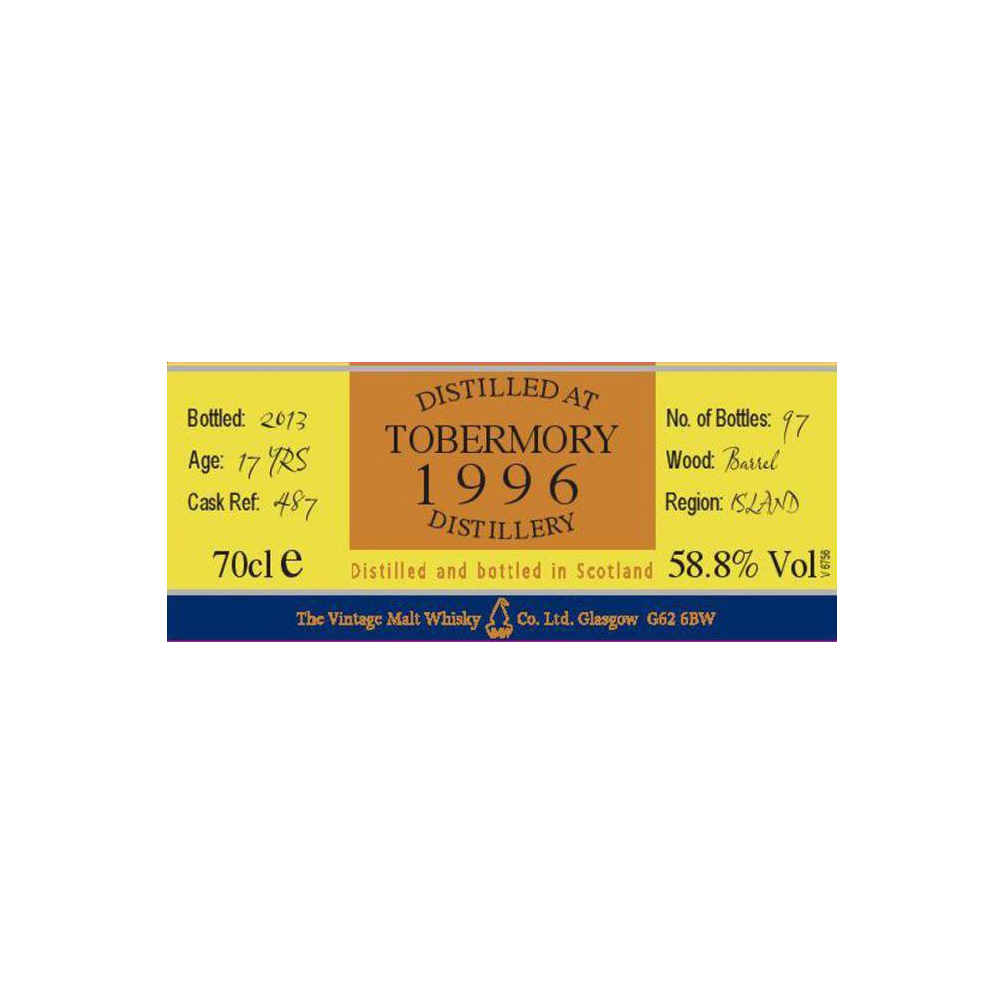 Tobermory The Cooper's Choice 1996 17 Years Single Malt Whisky 2