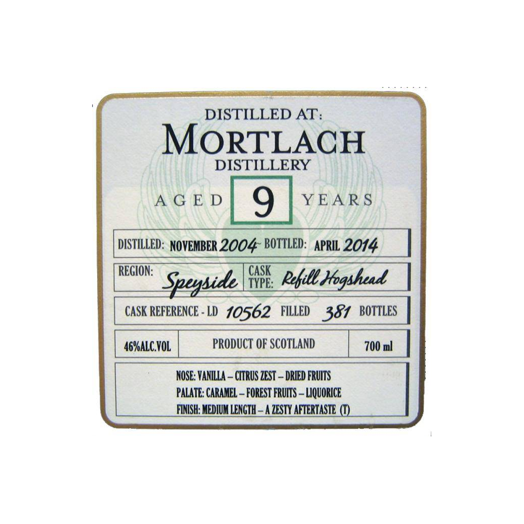 Mortlach 2004 9 Years Single Malt Whisky