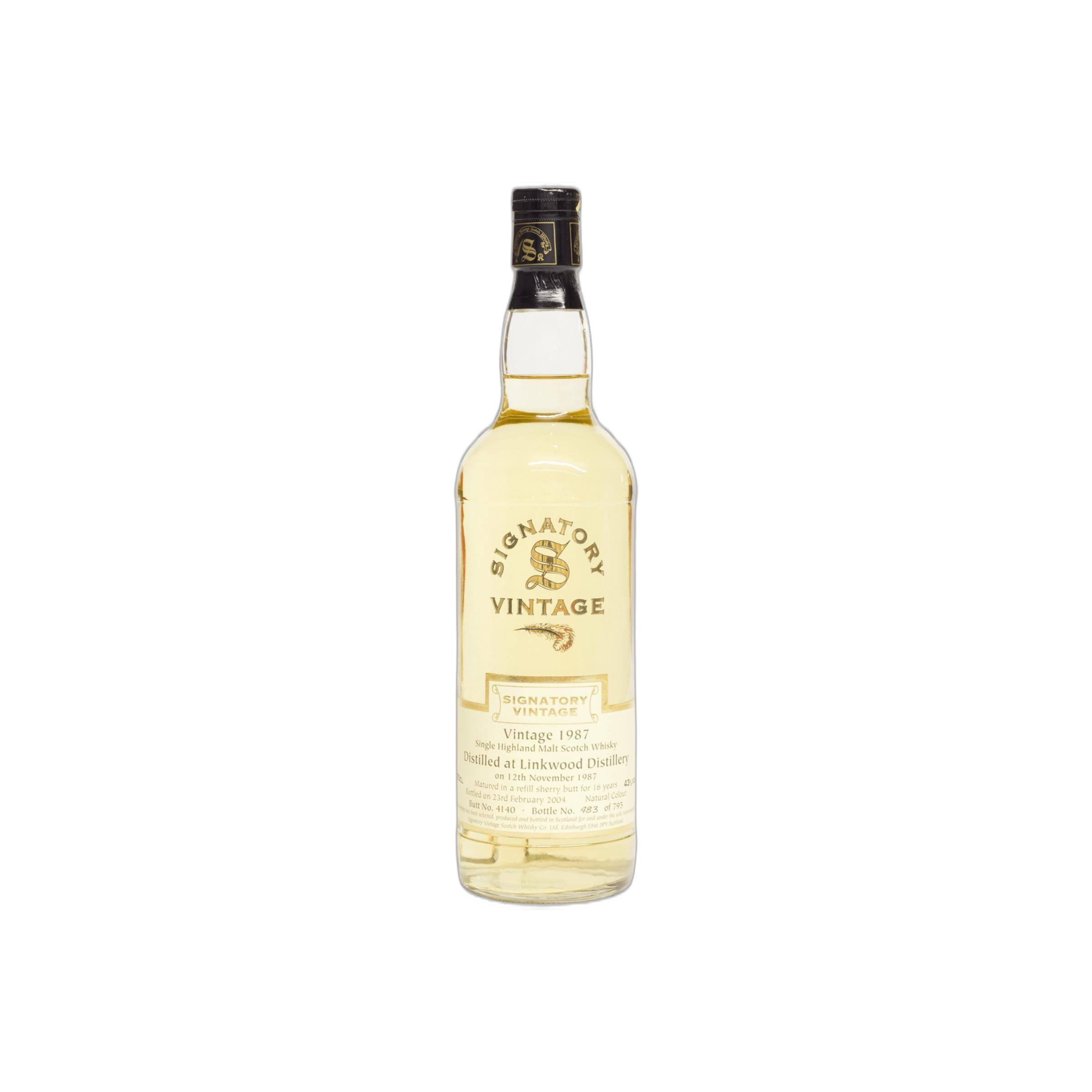 Linkwood Vintage Collection 1987 16 Years Single Malt Whisky