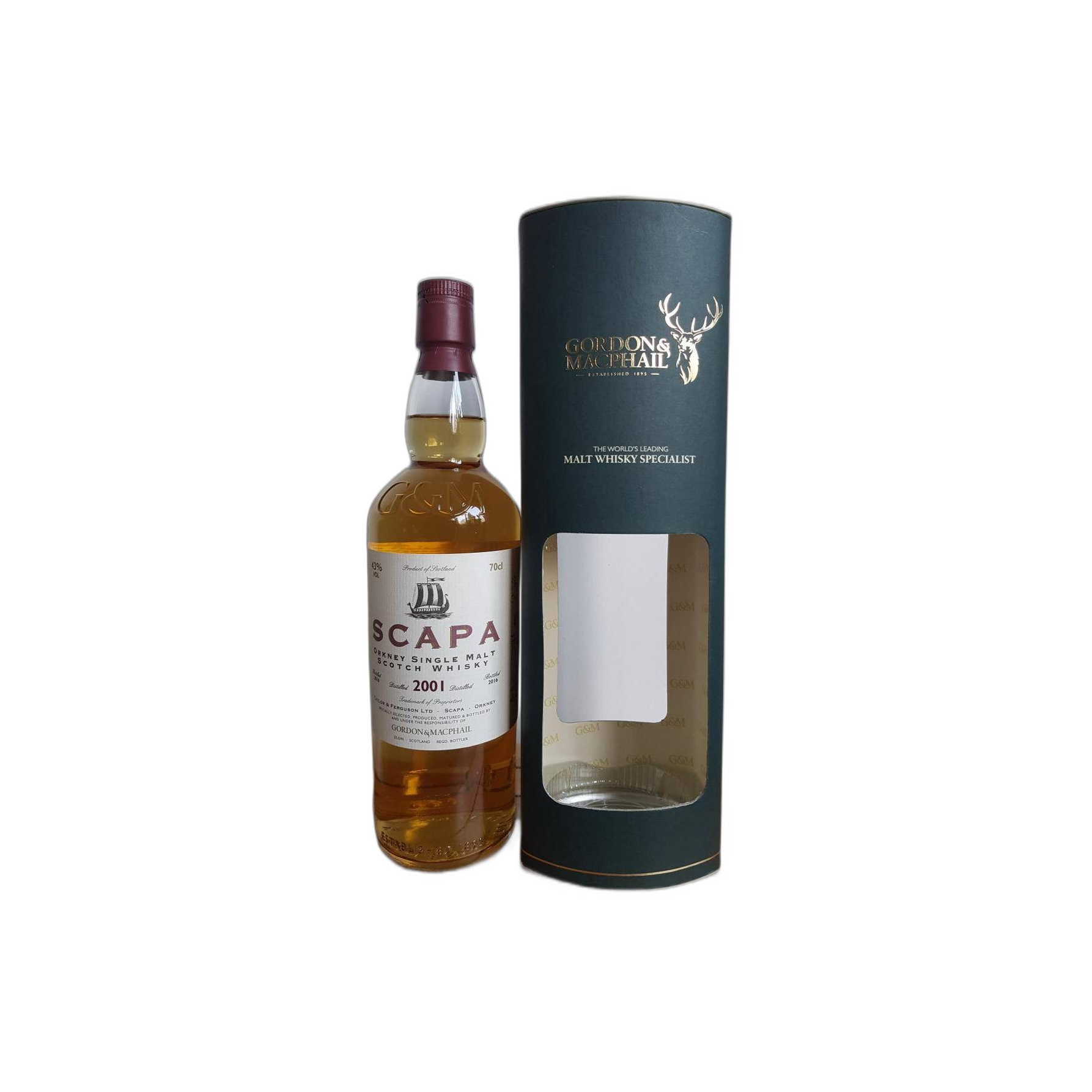 Scapa Licensed Bottling 2001 15 Years Single Malt Whisky 2